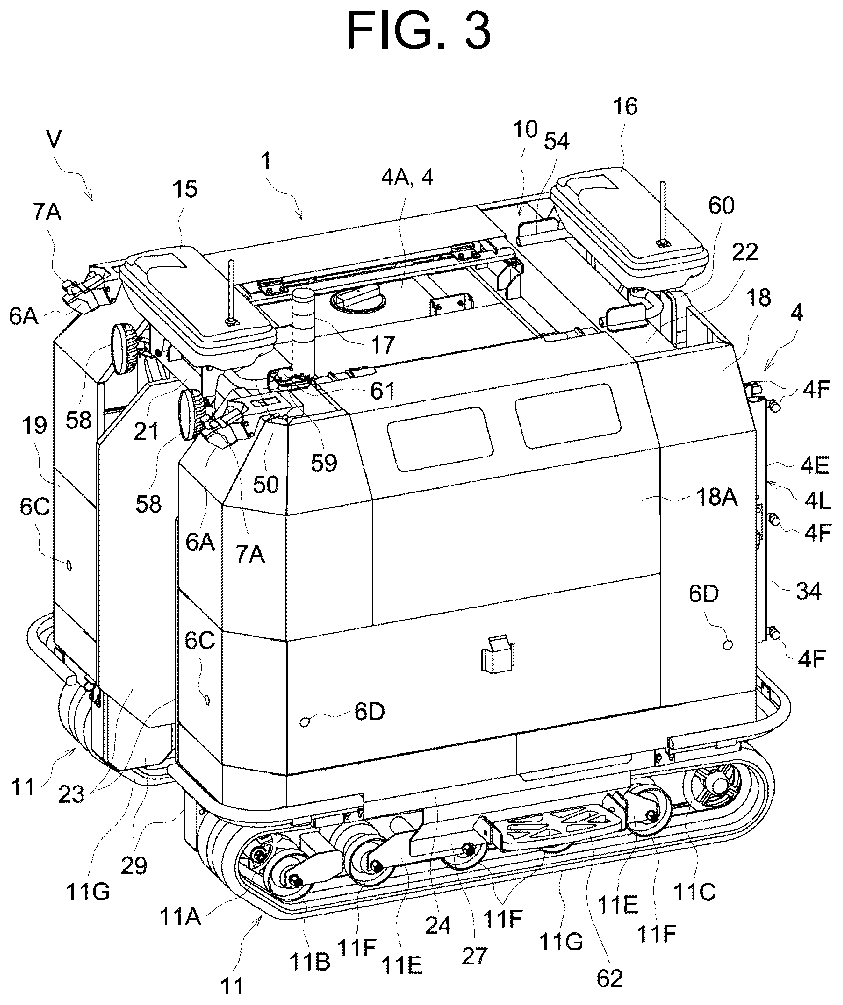 Patent US12366862 Figure 3 – Automated travel system for spraying work