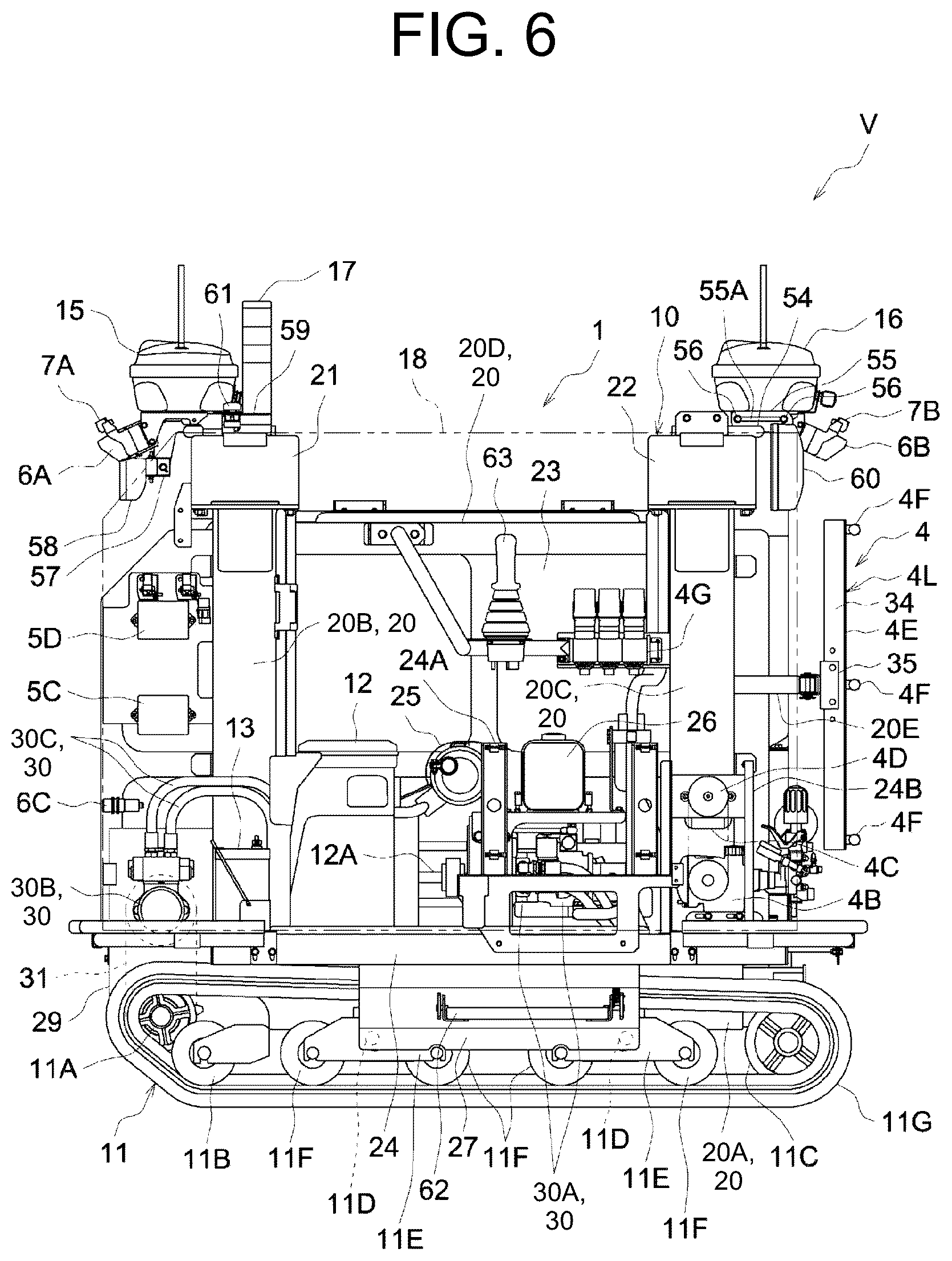 Patent US12366862 Figure 6 – Automated travel system for spraying work