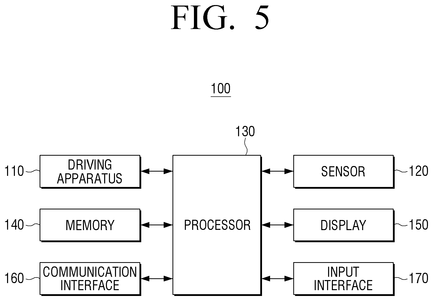 Patent US12366865 Figure 5 – Robot and method for controlling same