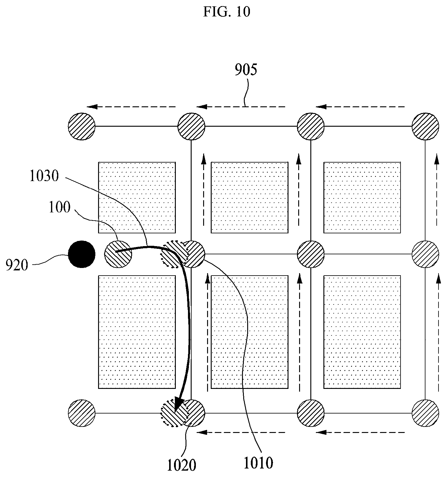 Patent US12366866 Figure 8 – Robot for guiding an evacuation route for persons in the space in the event of emergency and method for controlling the same corresponding object with regard to the space