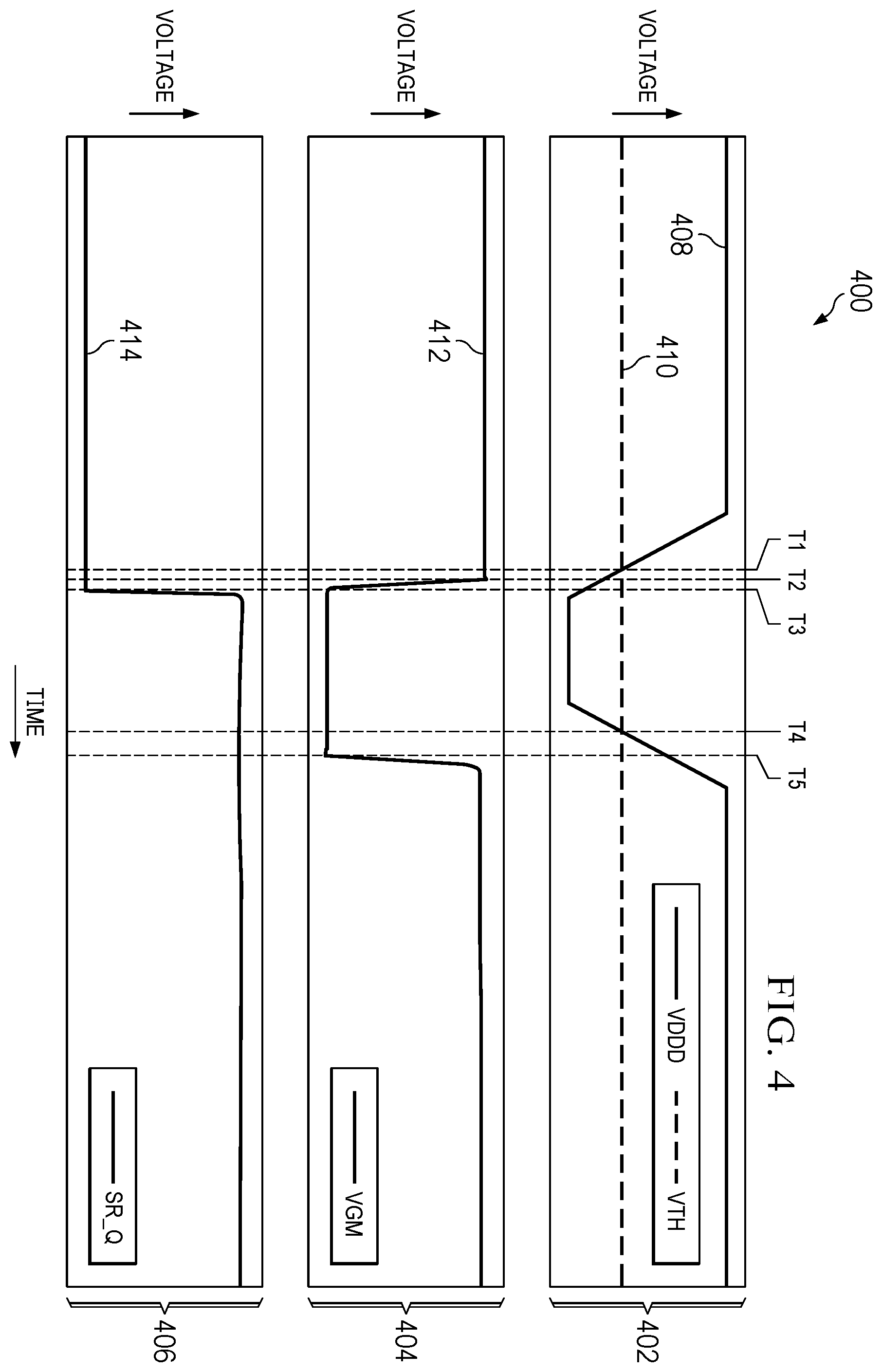 Patent US12366876 Figure 4 – Voltage glitch detector