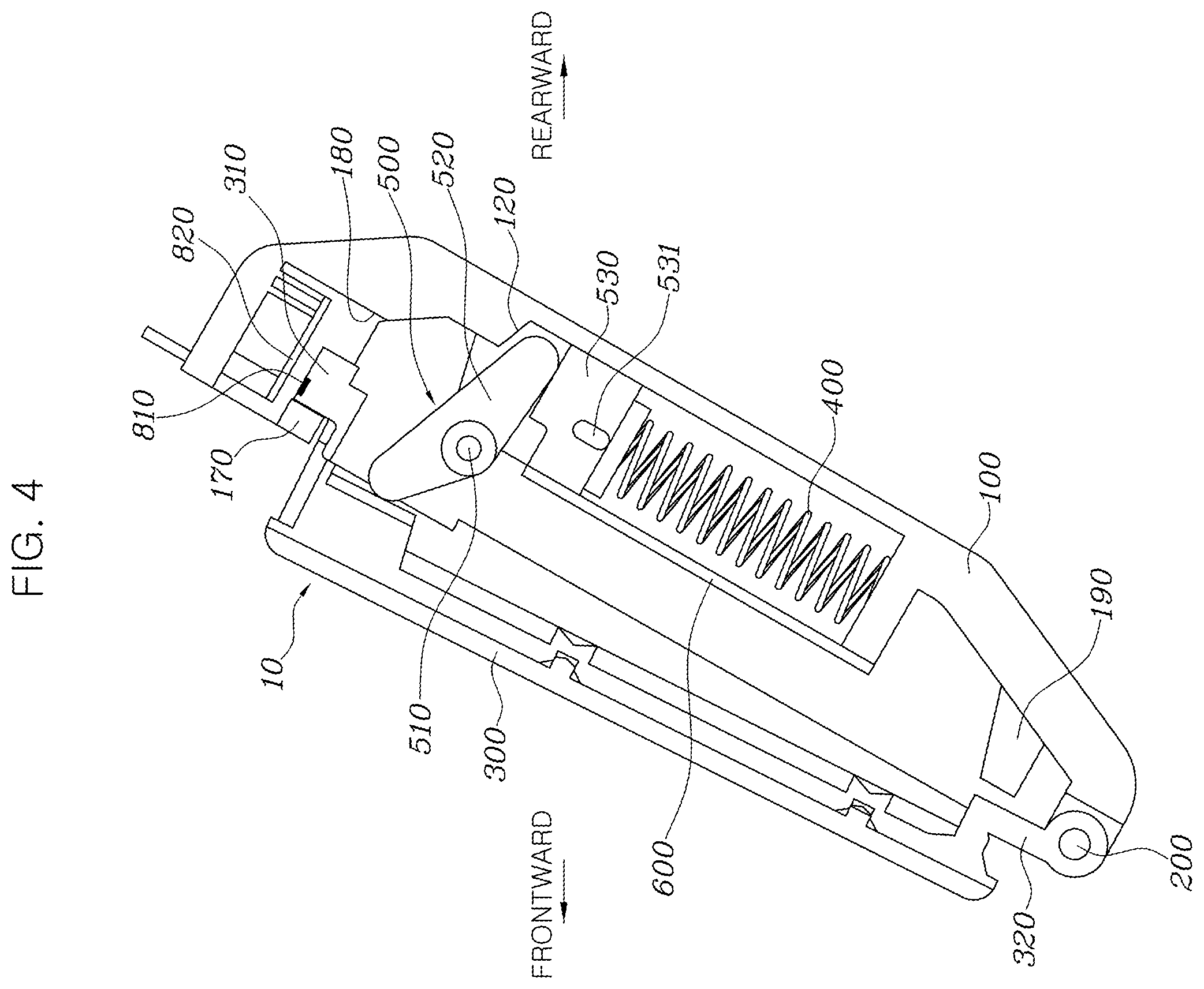 Patent US12366878 Figure 4 – Electronic pedal apparatus