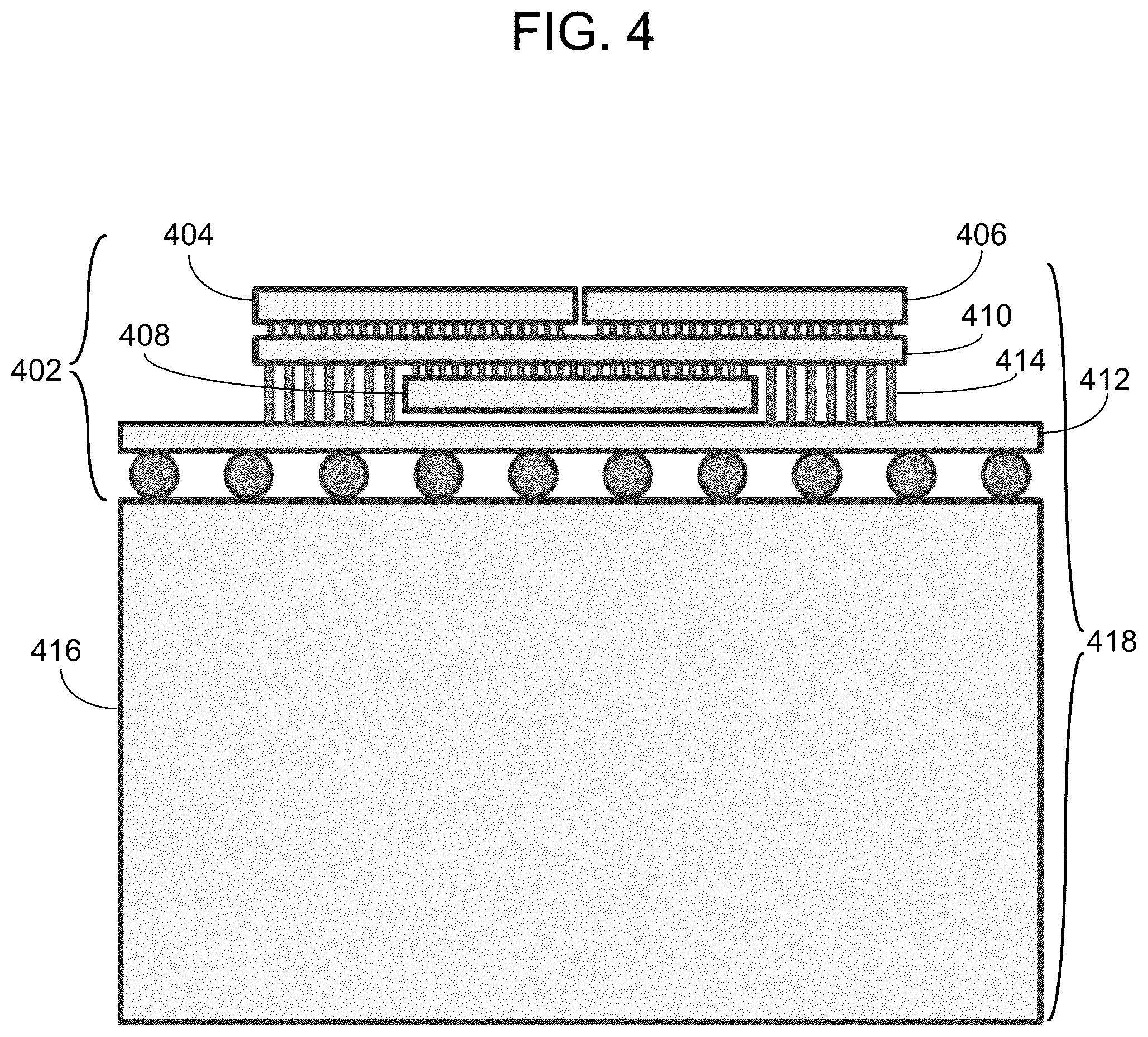 Patent US12366882 Figure 4 – Field programmable platform array