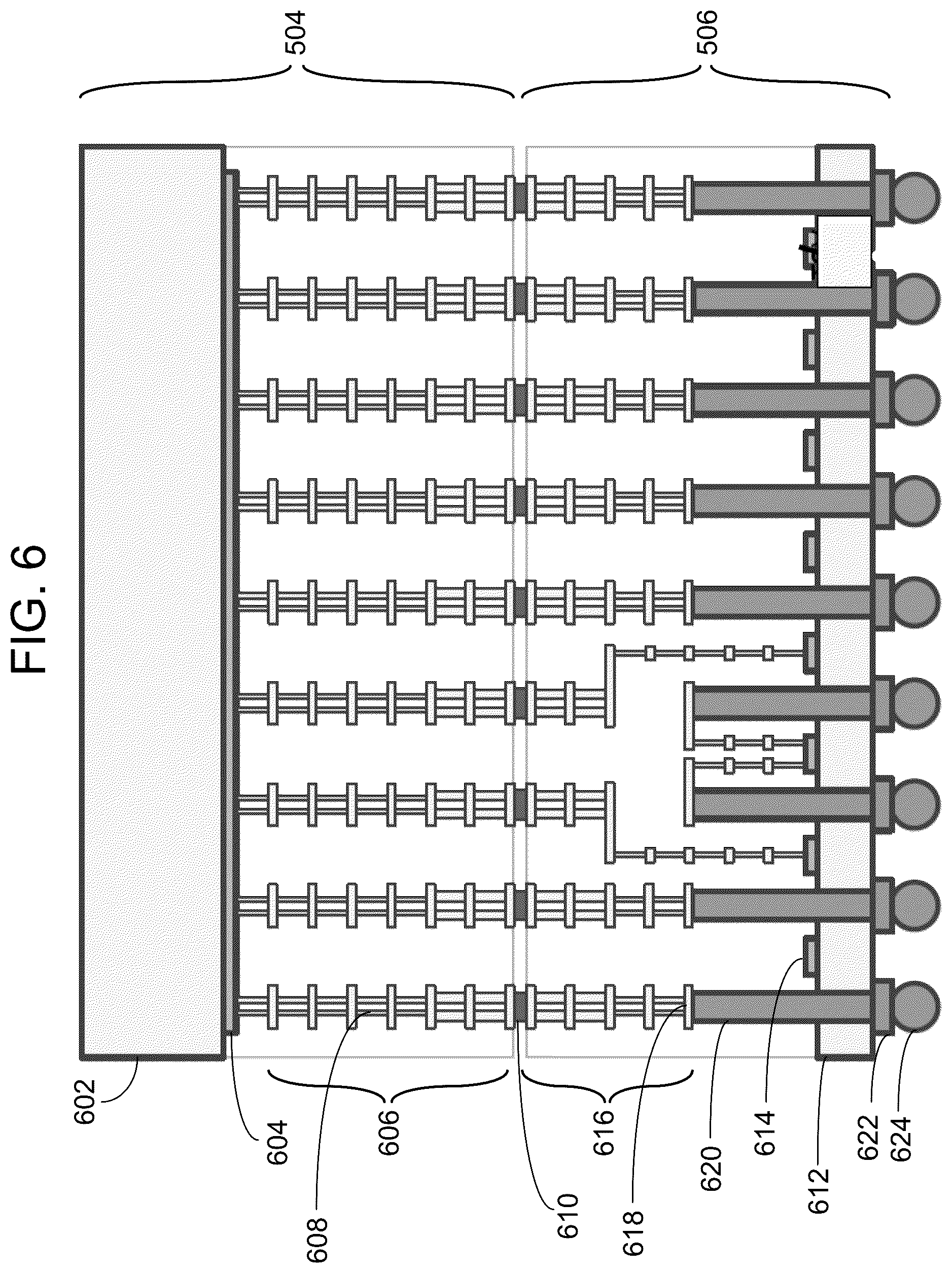 Patent US12366882 Figure 6 – Field programmable platform array
