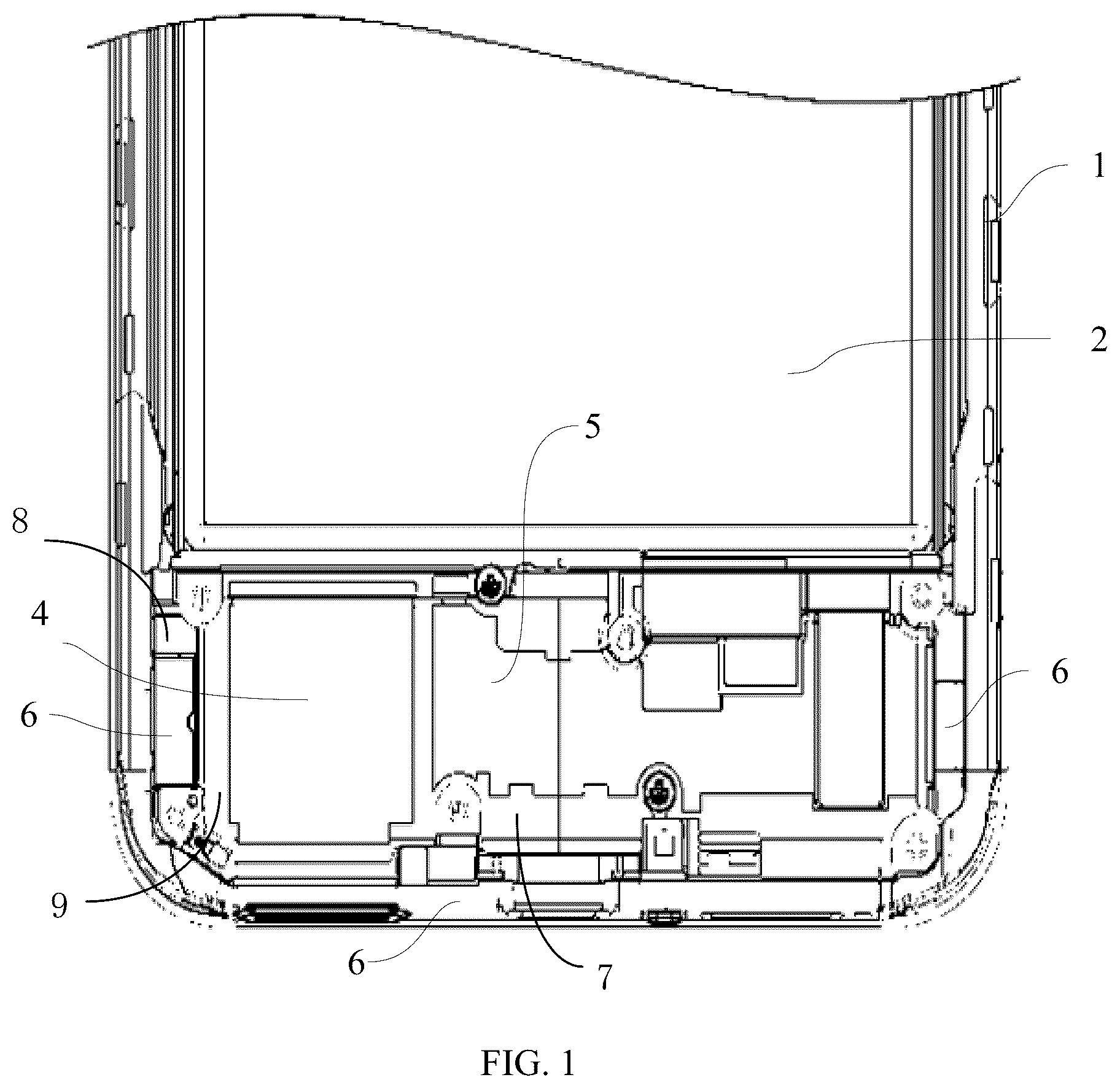 Patent US12366888 Figure 1 – Electronic device