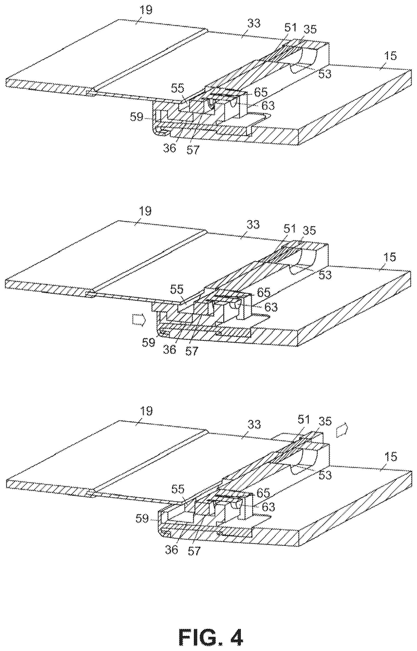 Patent US12366889 Figure 3 – Flexible display devices with a planar connection interface