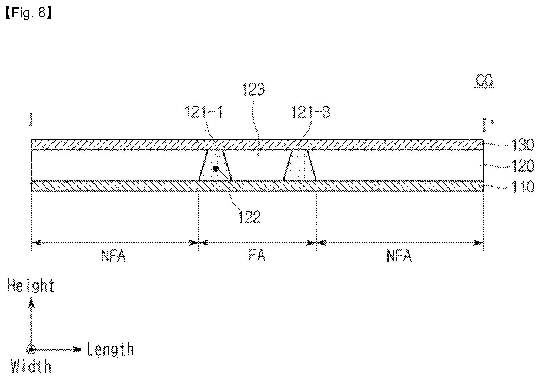 Patent US12366890 Figure 18 – Display device having cover glass