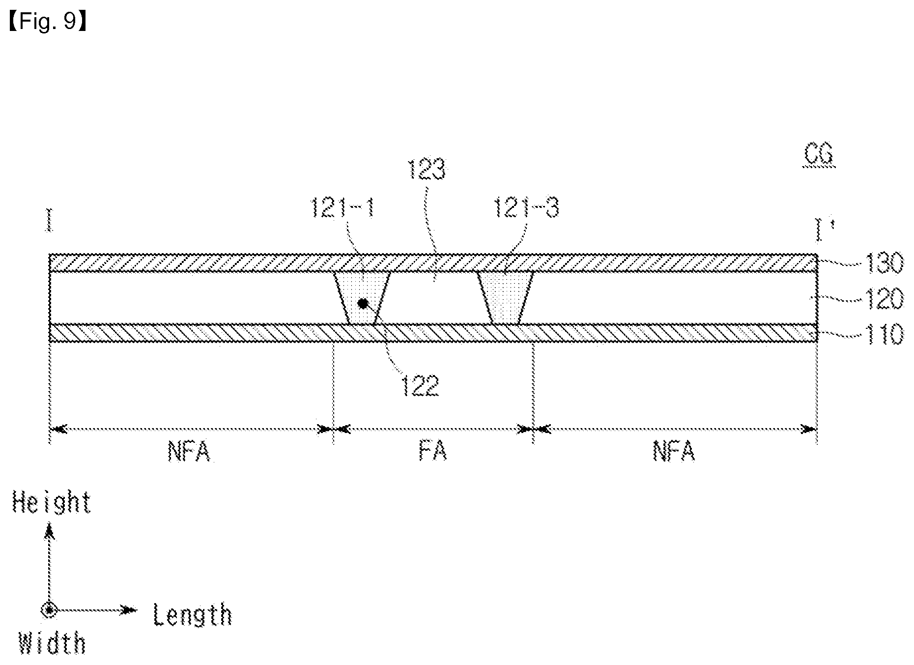 Patent US12366890 Figure 19 – Display device having cover glass