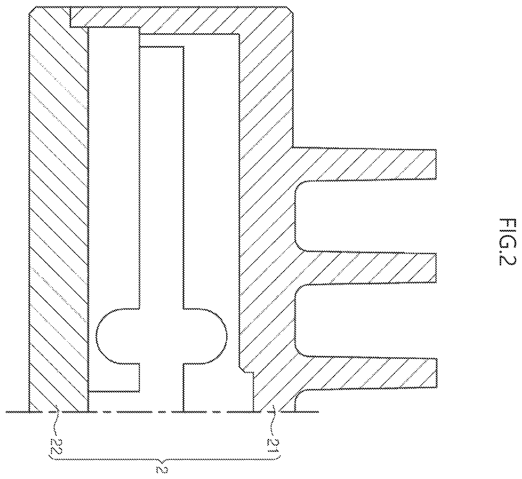 Patent US12366892 Figure 2 – Contact gasket, SSD case including the same, and method for manufacturing the same
