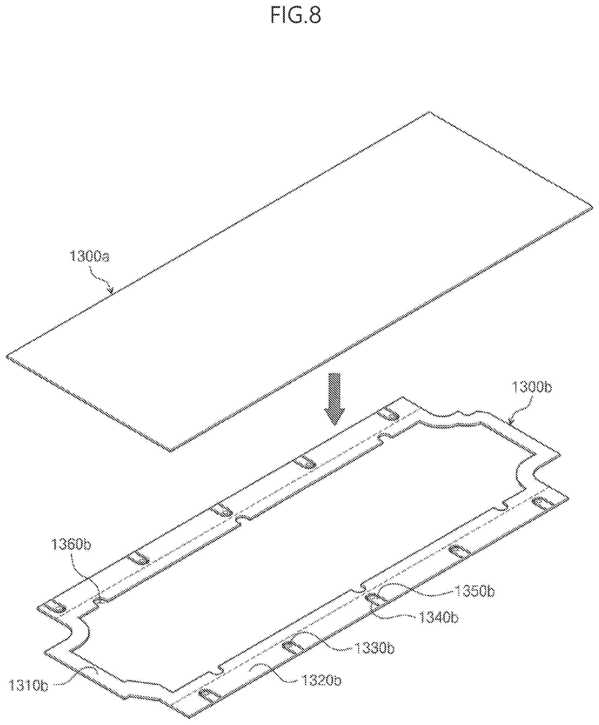 Patent US12366892 Figure 8 – Contact gasket, SSD case including the same, and method for manufacturing the same