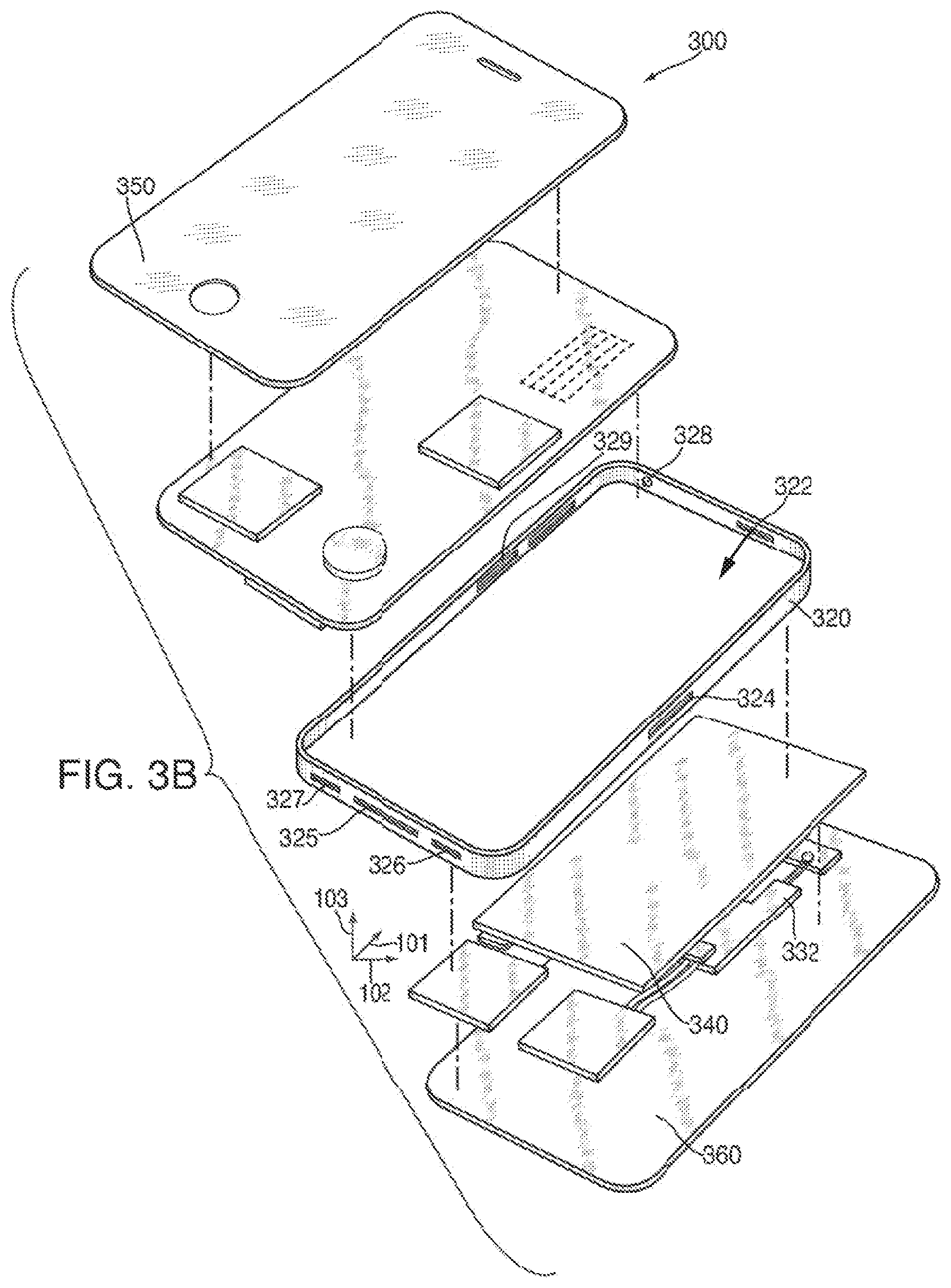 Patent US12366893 Figure 6 – Handheld device enclosure with an internal platform