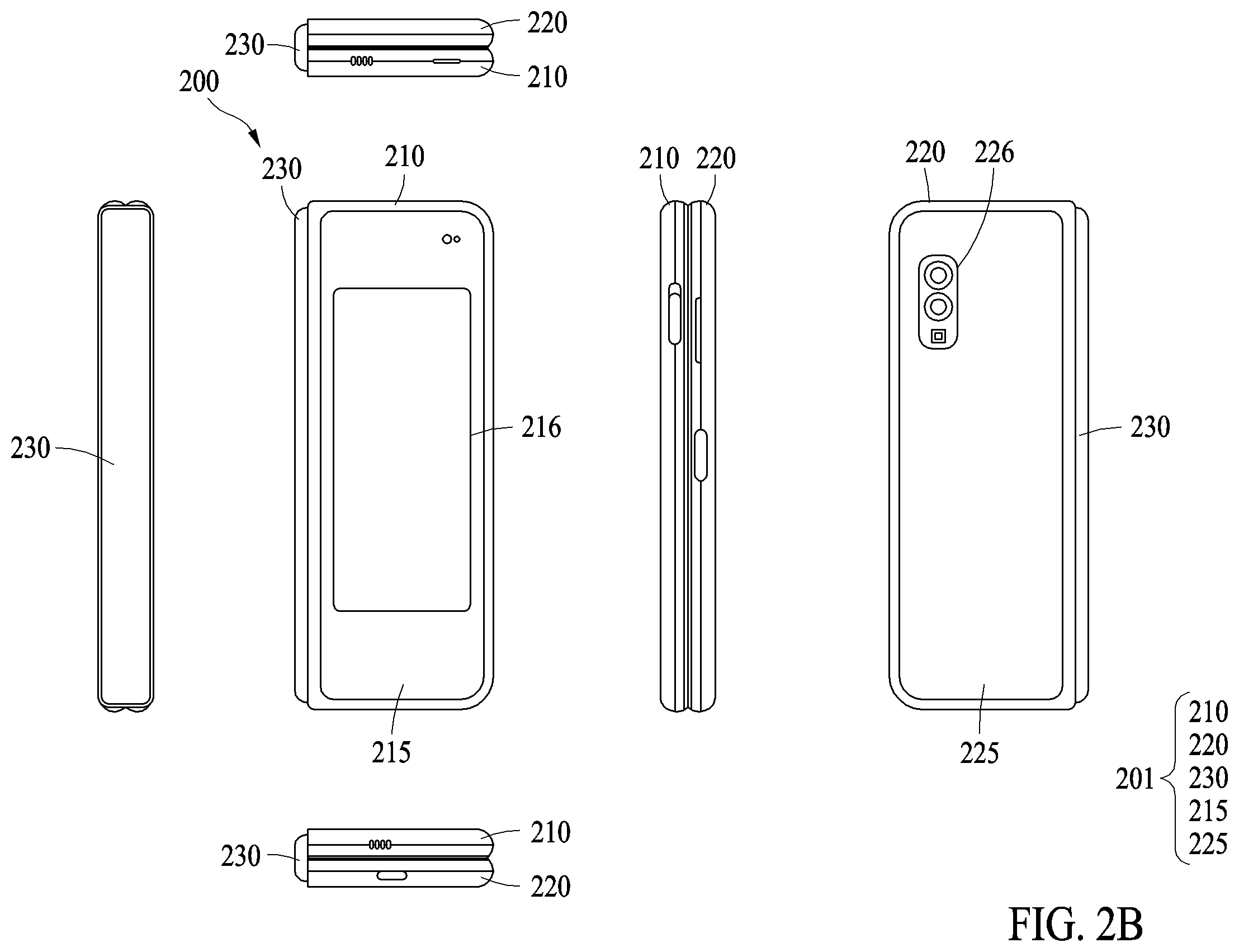 Patent US12366895 Figure 3 – Hinge assembly and electronic device including the same