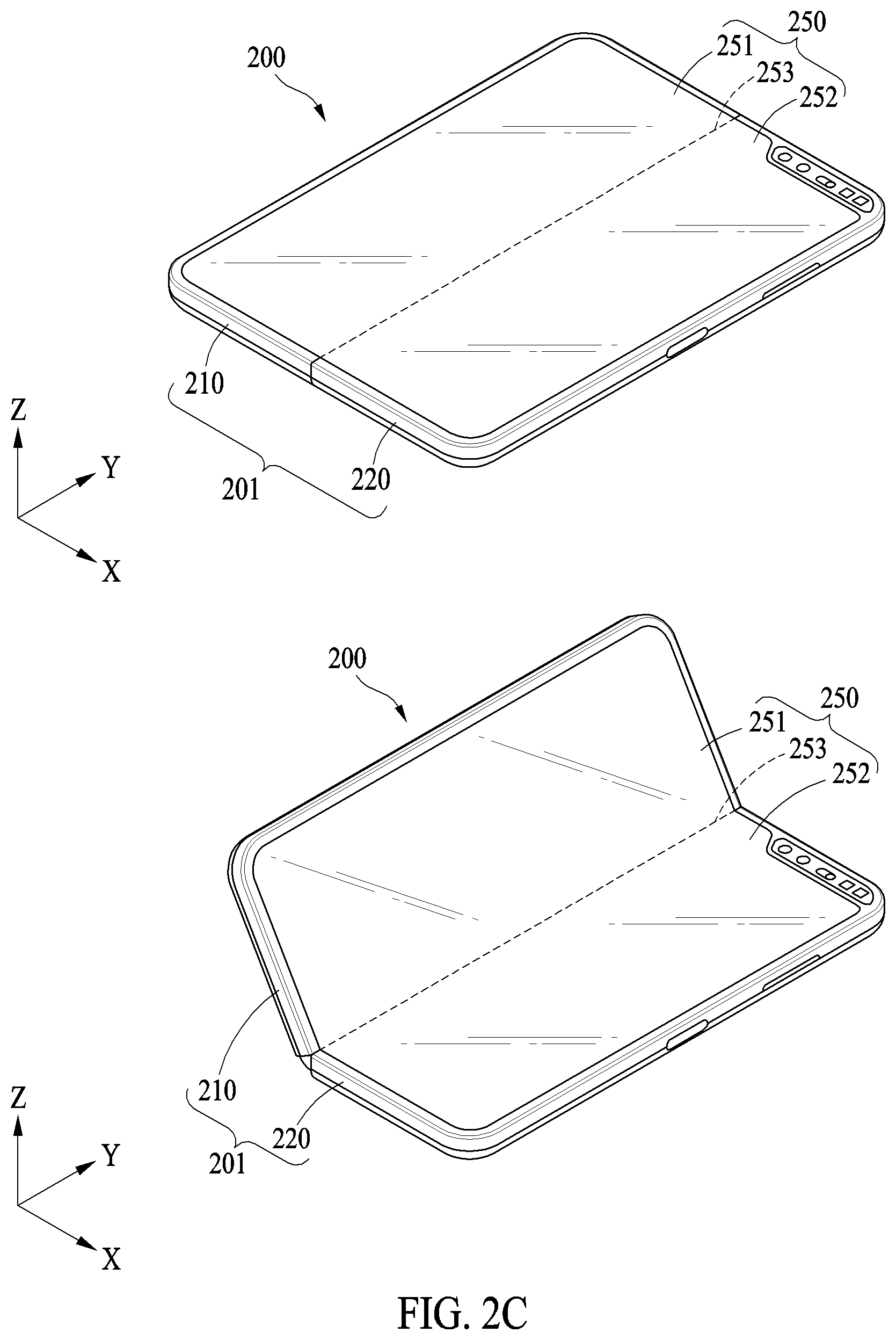 Patent US12366895 Figure 4 – Hinge assembly and electronic device including the same