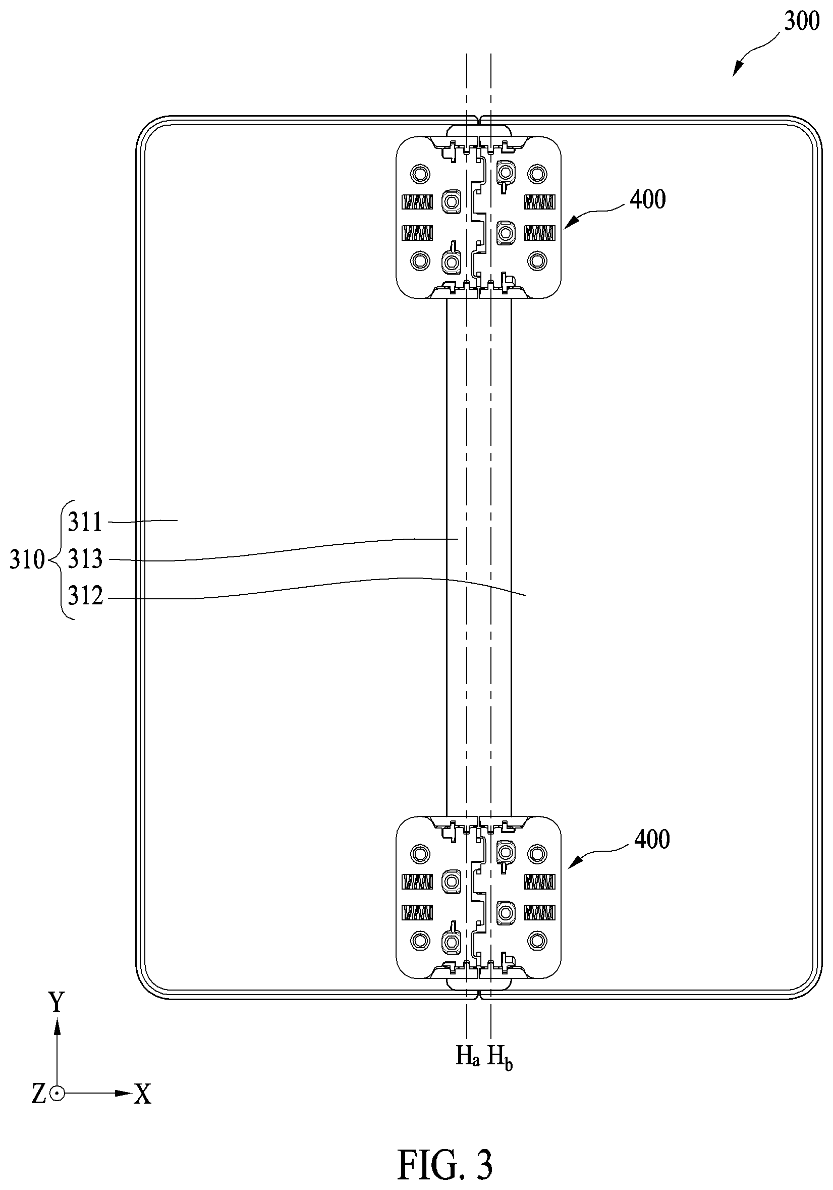 Patent US12366895 Figure 5 – Hinge assembly and electronic device including the same