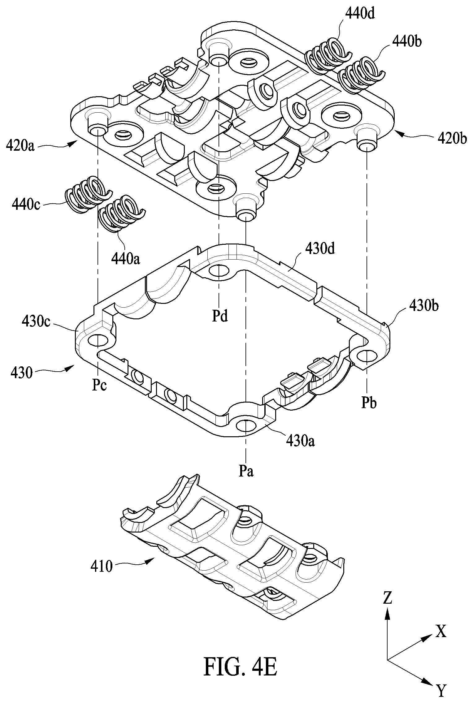 Patent US12366895 Figure 10 – Hinge assembly and electronic device including the same