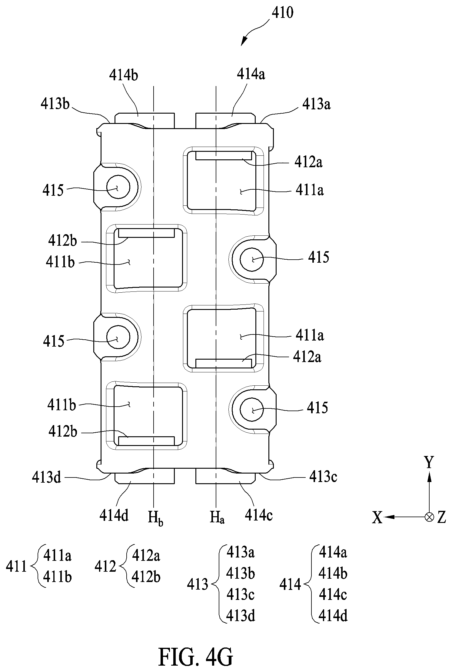 Patent US12366895 Figure 12 – Hinge assembly and electronic device including the same