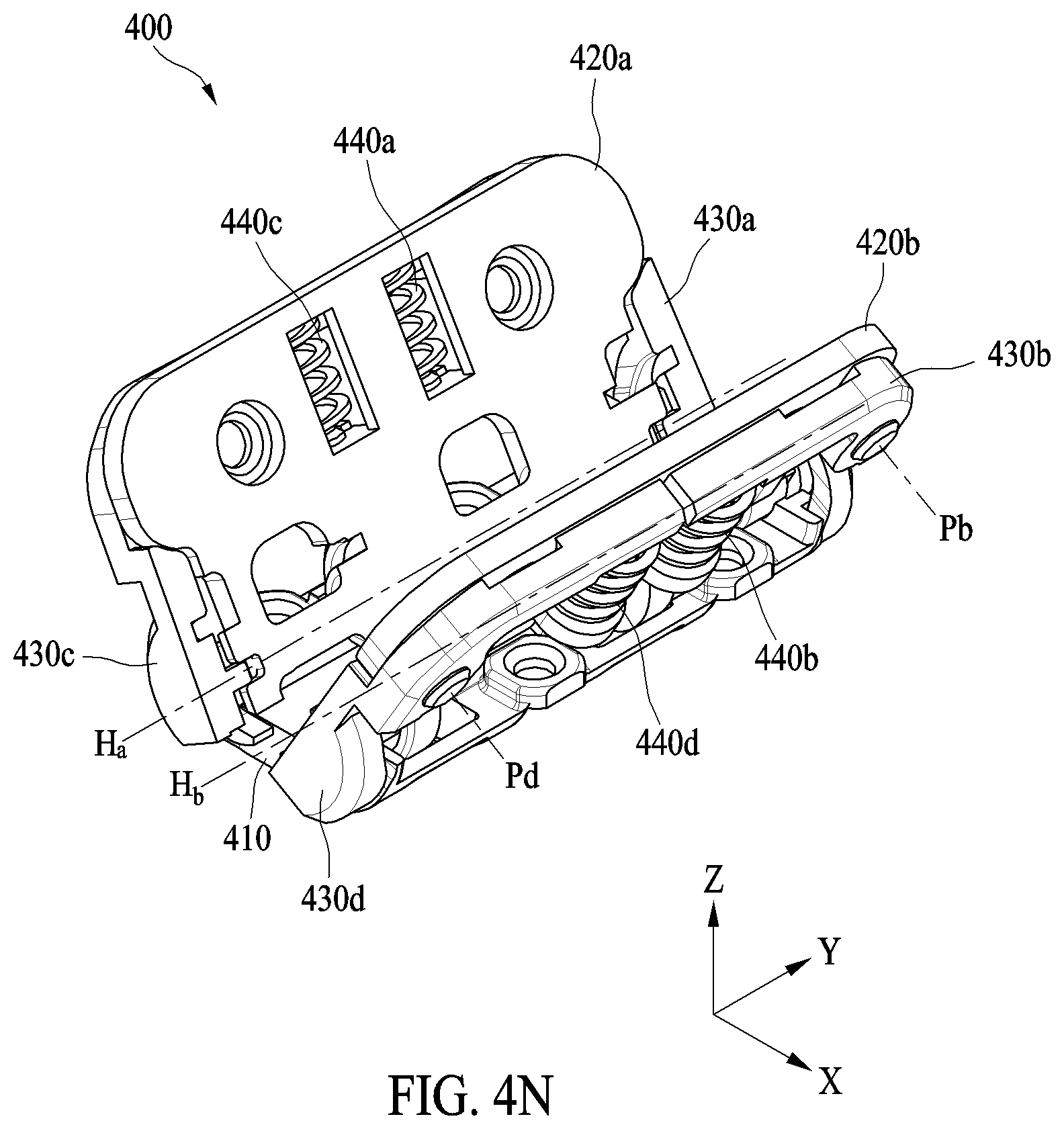 Patent US12366895 Figure 17 – Hinge assembly and electronic device including the same