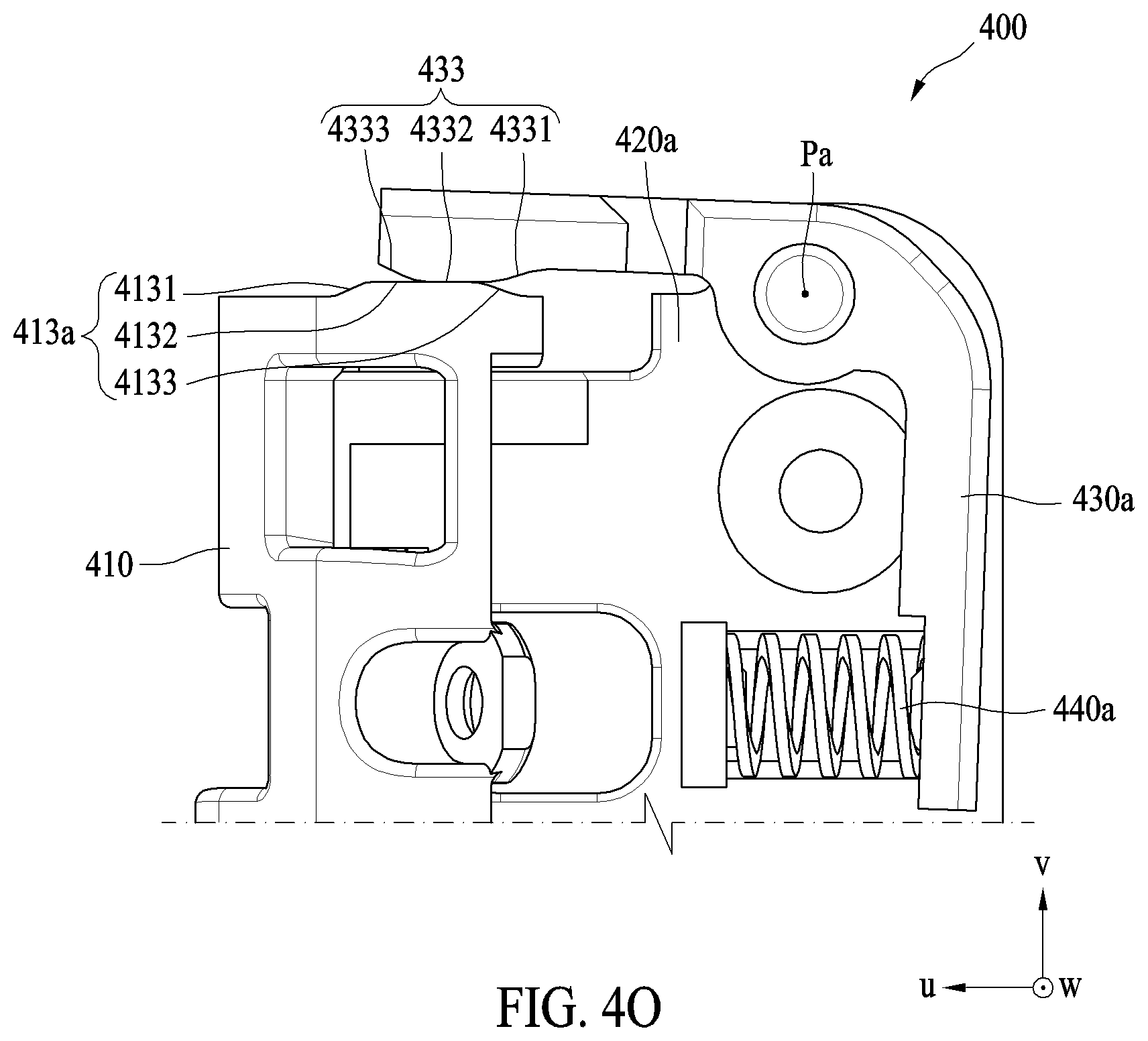 Patent US12366895 Figure 18 – Hinge assembly and electronic device including the same