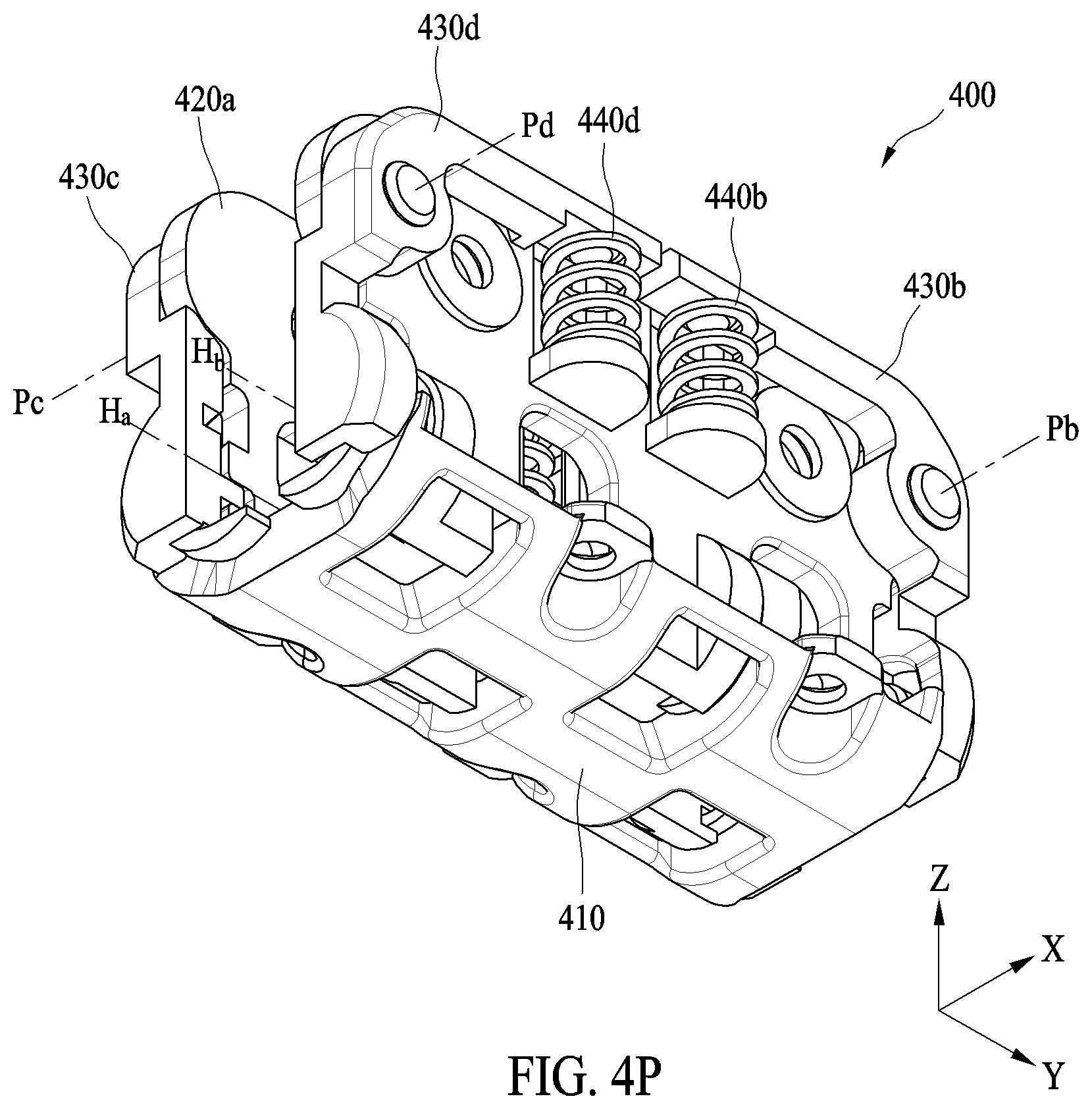 Patent US12366895 Figure 19 – Hinge assembly and electronic device including the same