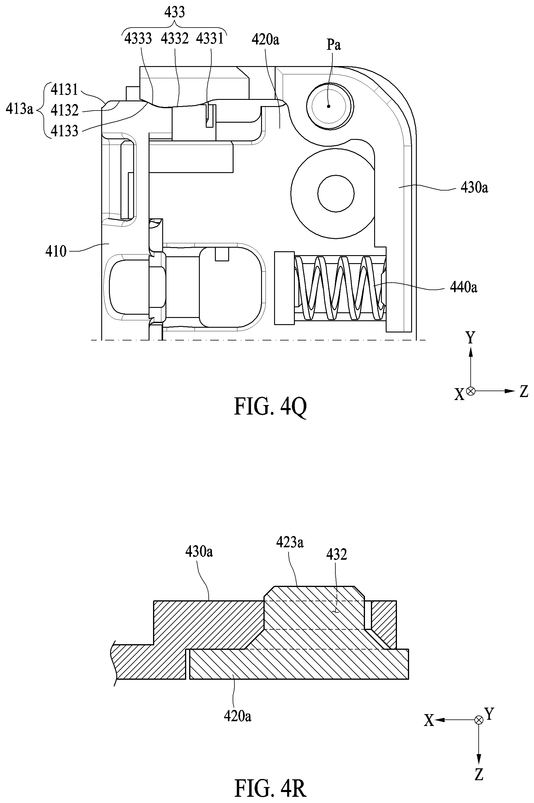 Patent US12366895 Figure 20 – Hinge assembly and electronic device including the same