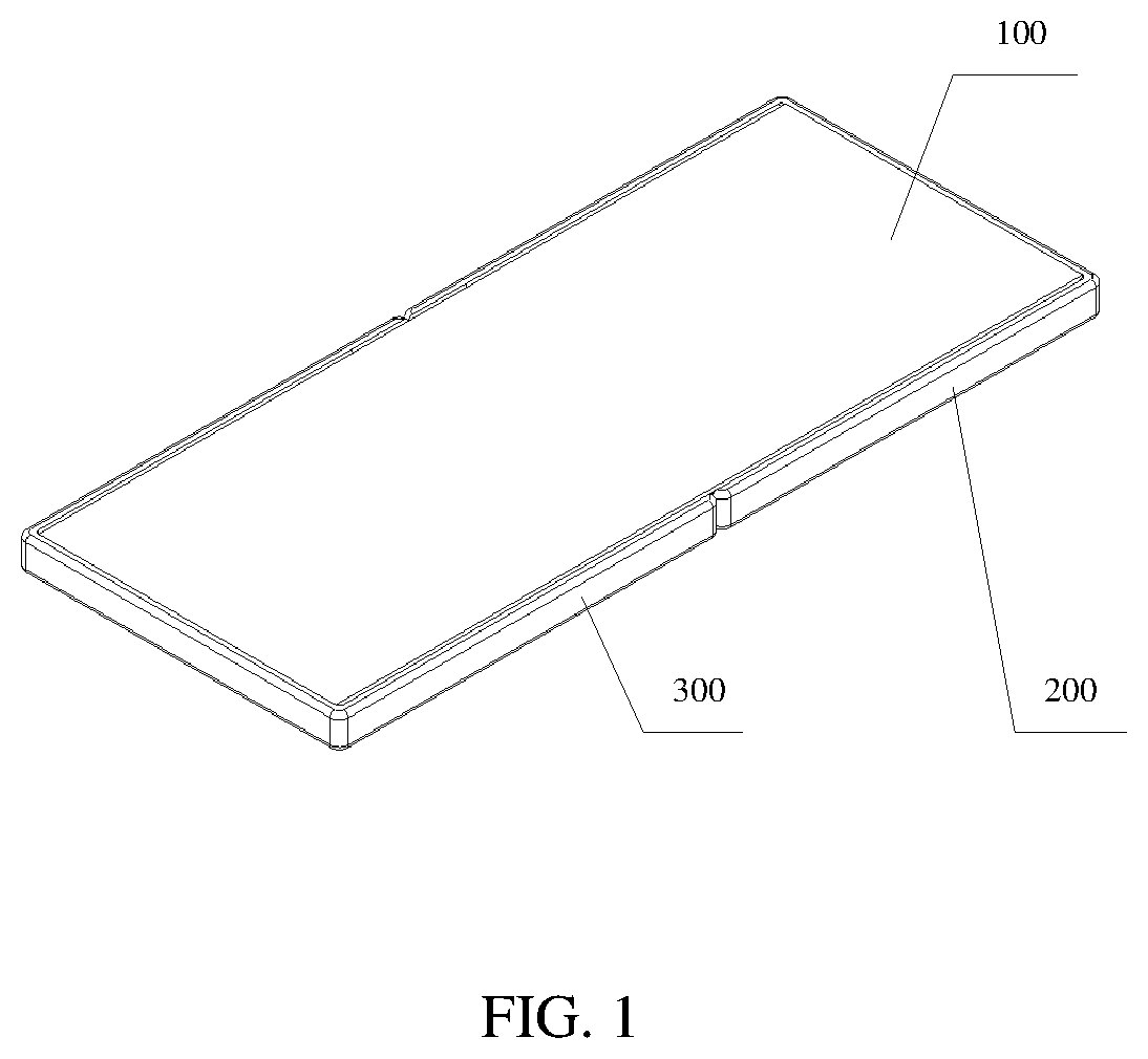 Patent US12366896 Figure 1 – Rotation connection structure and electronic apparatus