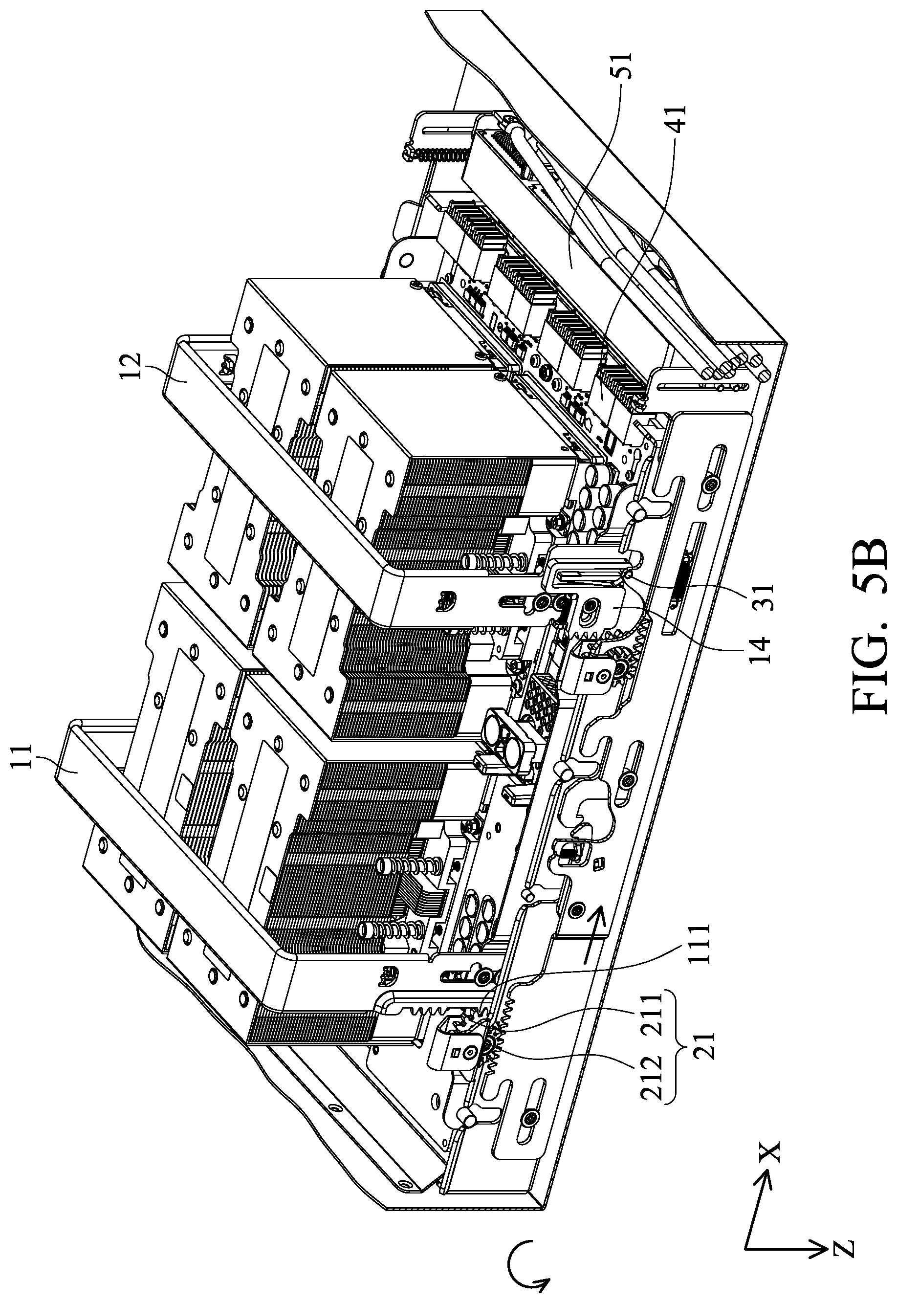 Patent US12366902 Figure 11 – Electronic device with plugging and unplugging function
