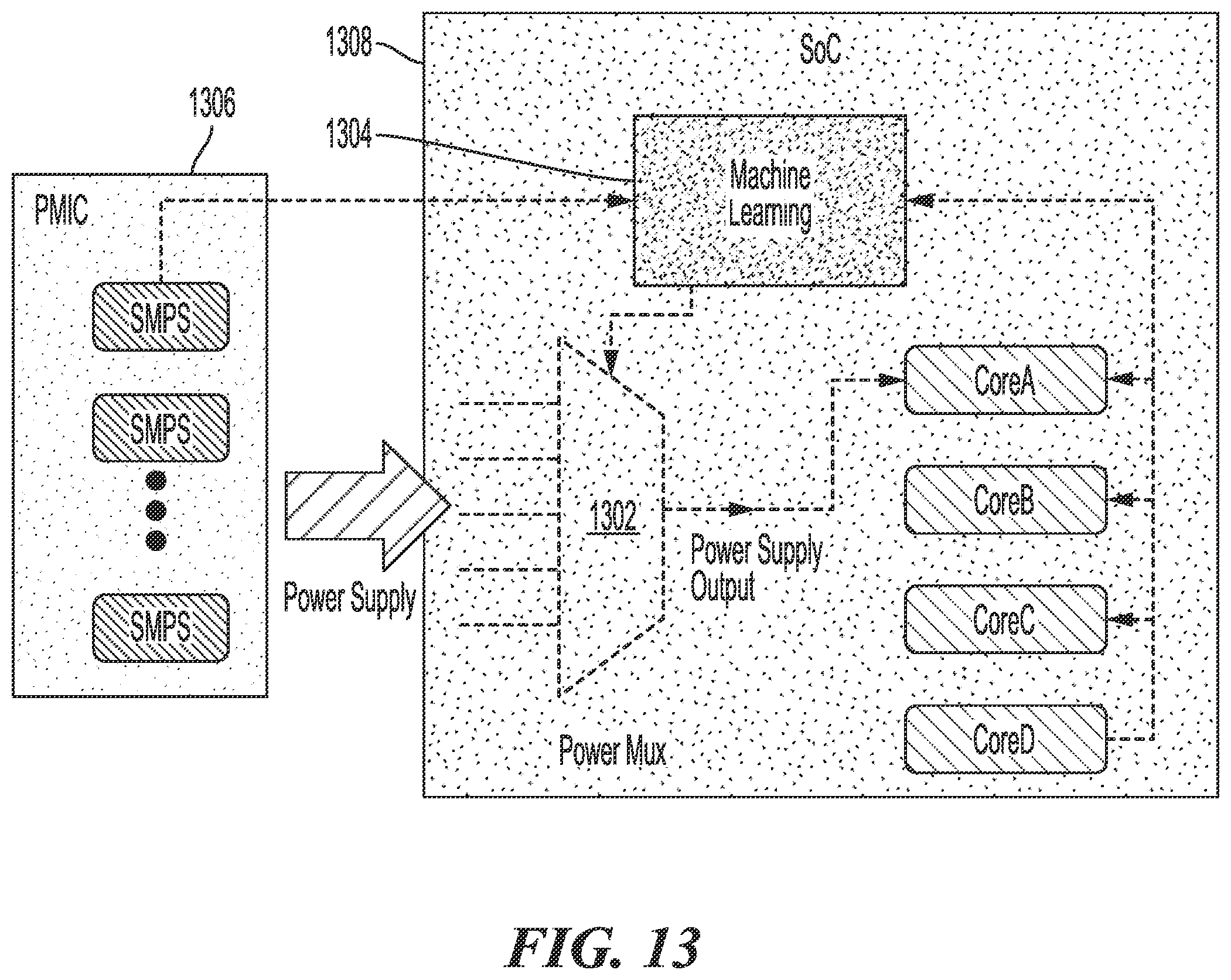 Patent US12366904 Figure 14 – Dynamic power grid for augmented reality (AR) glasses