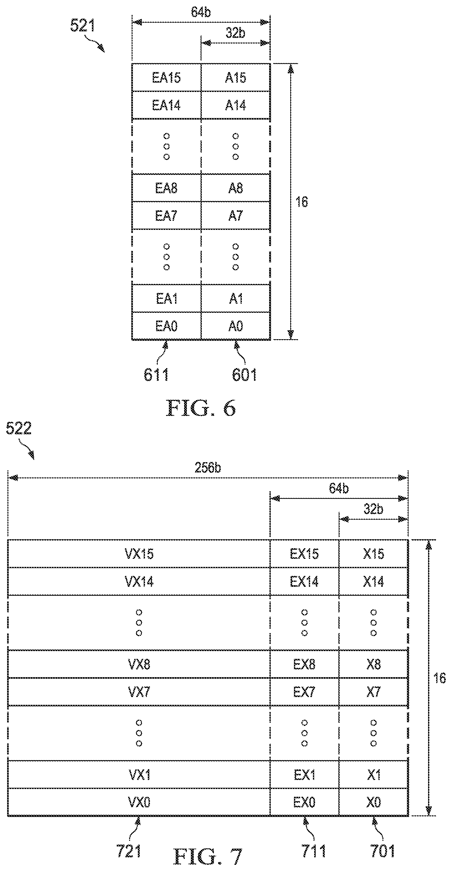 Patent US12366906 Figure 4 – Controlling the number of powered vector lanes via a register field