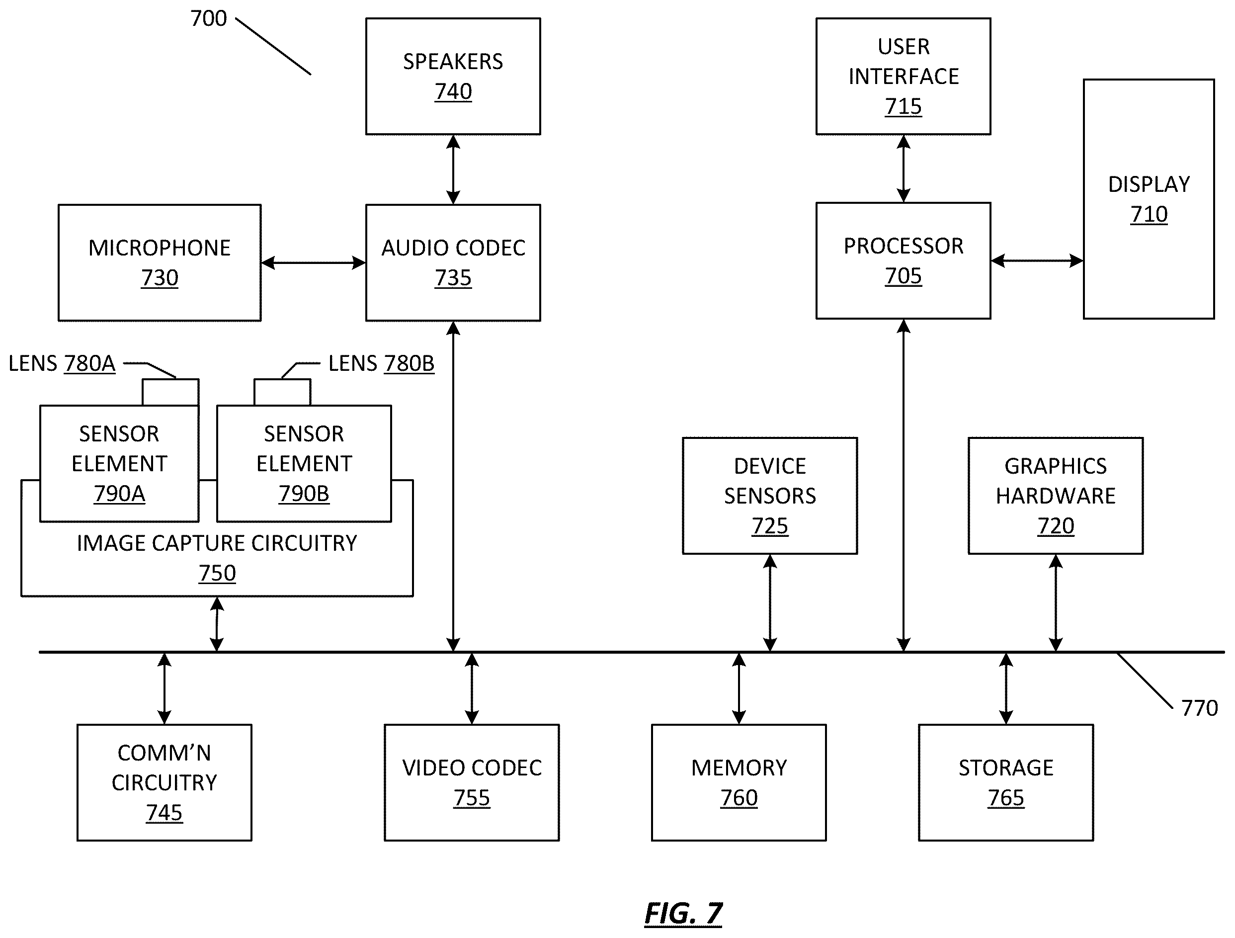 Patent US12366914 Figure 7 – Dynamic proximity boundary for detecting proximate objects
