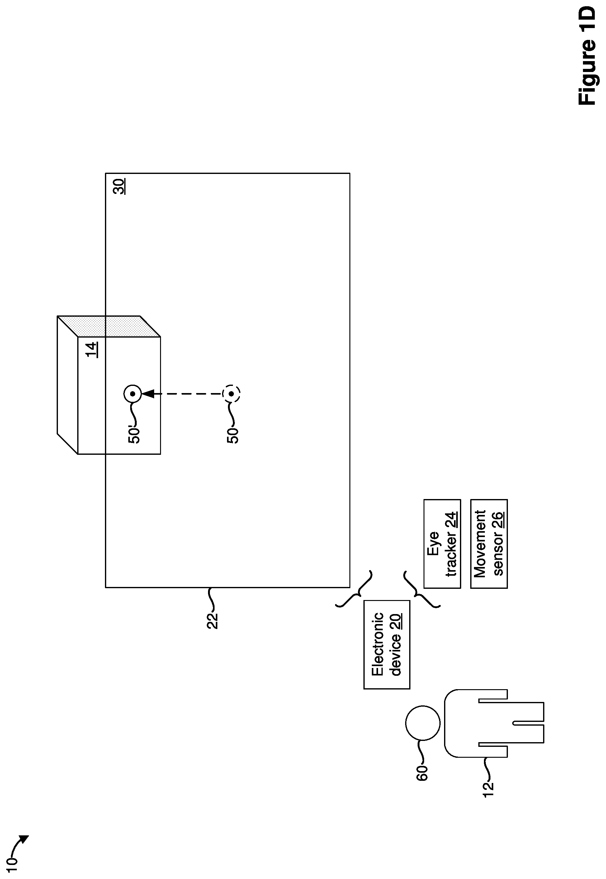 Patent US12366917 Figure 4 – Modifying display of content based on gaze and head movement
