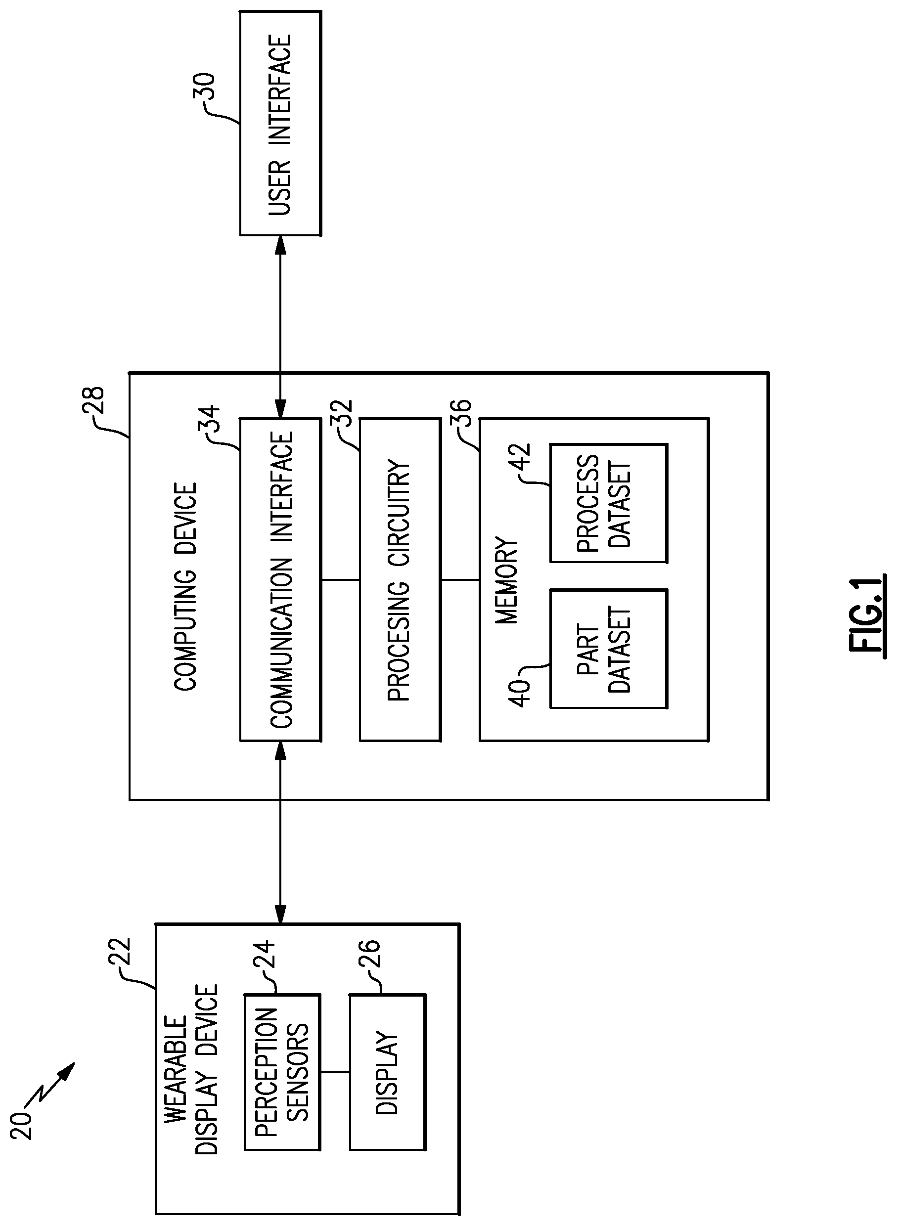 Patent US12366918 Figure 1 – Augmented reality machining aid