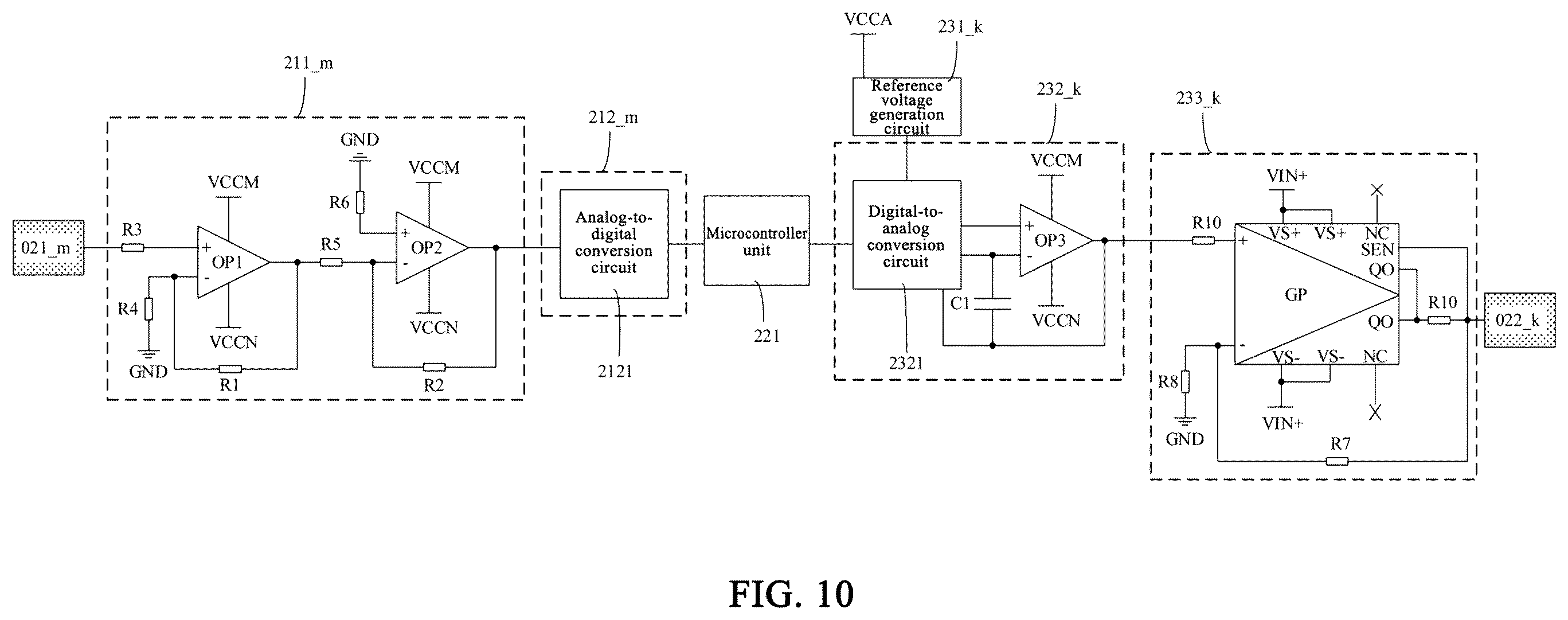 Patent US12366922 Figure 11 – Drive control circuit, driving method thereof, and haptic feedback apparatus