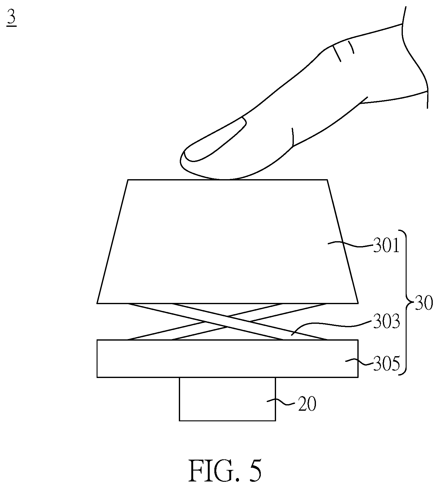 Patent US12366928 Figure 5 – Input method and controller of touch keyboard