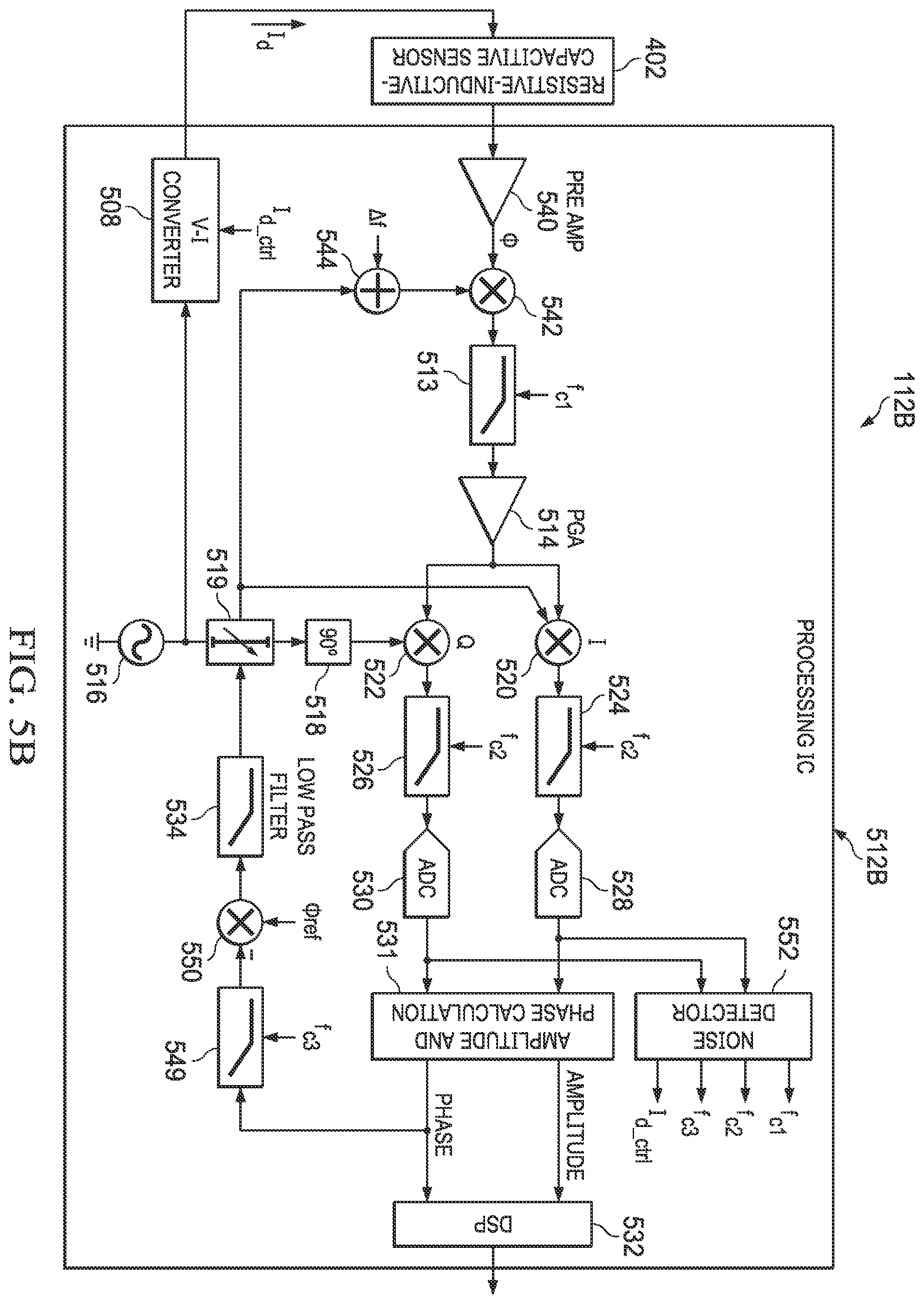 Patent US12366932 Figure 3 – Interference detection and mitigation in inductive sensor applications and dynamic adaptation based on real-time noise detection