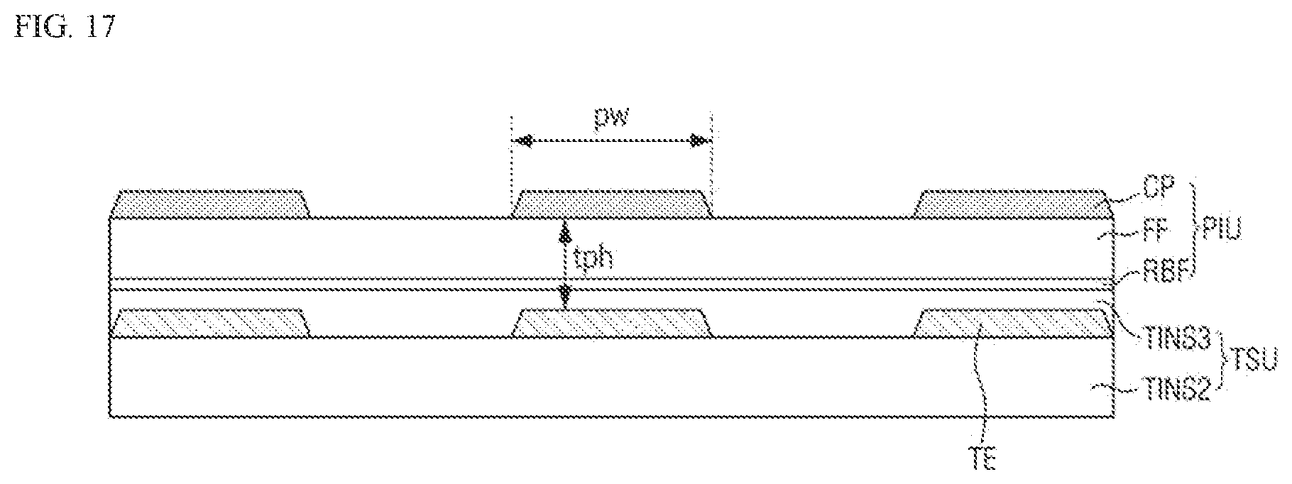 Patent US12366933 Figure 15 – Display device, electronic device and a position input system with touch sensing unit, code patterns and reflective surface