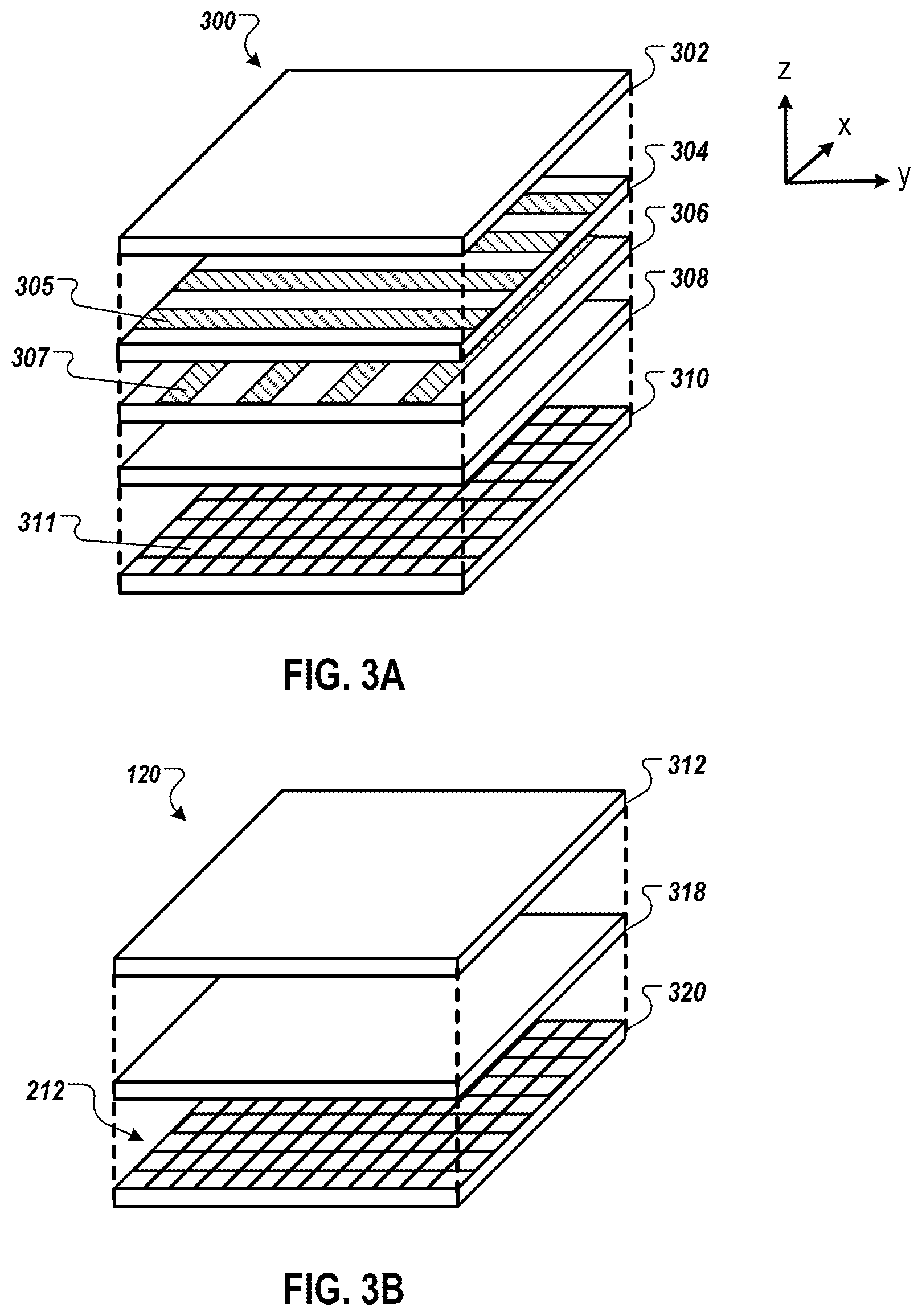 Patent US12366934 Figure 3 – Touch-sensitive LED display