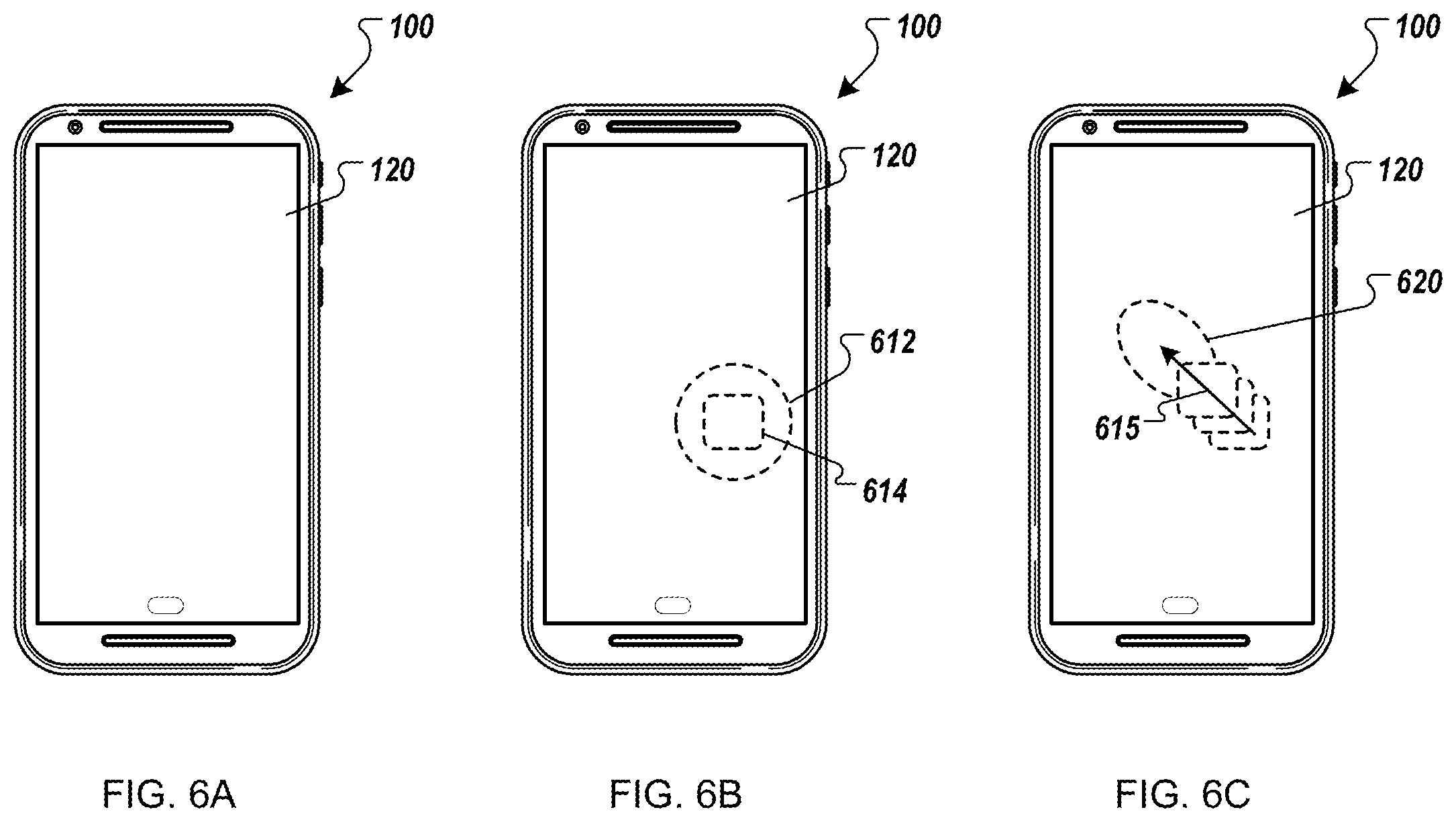 Patent US12366934 Figure 6 – Touch-sensitive LED display