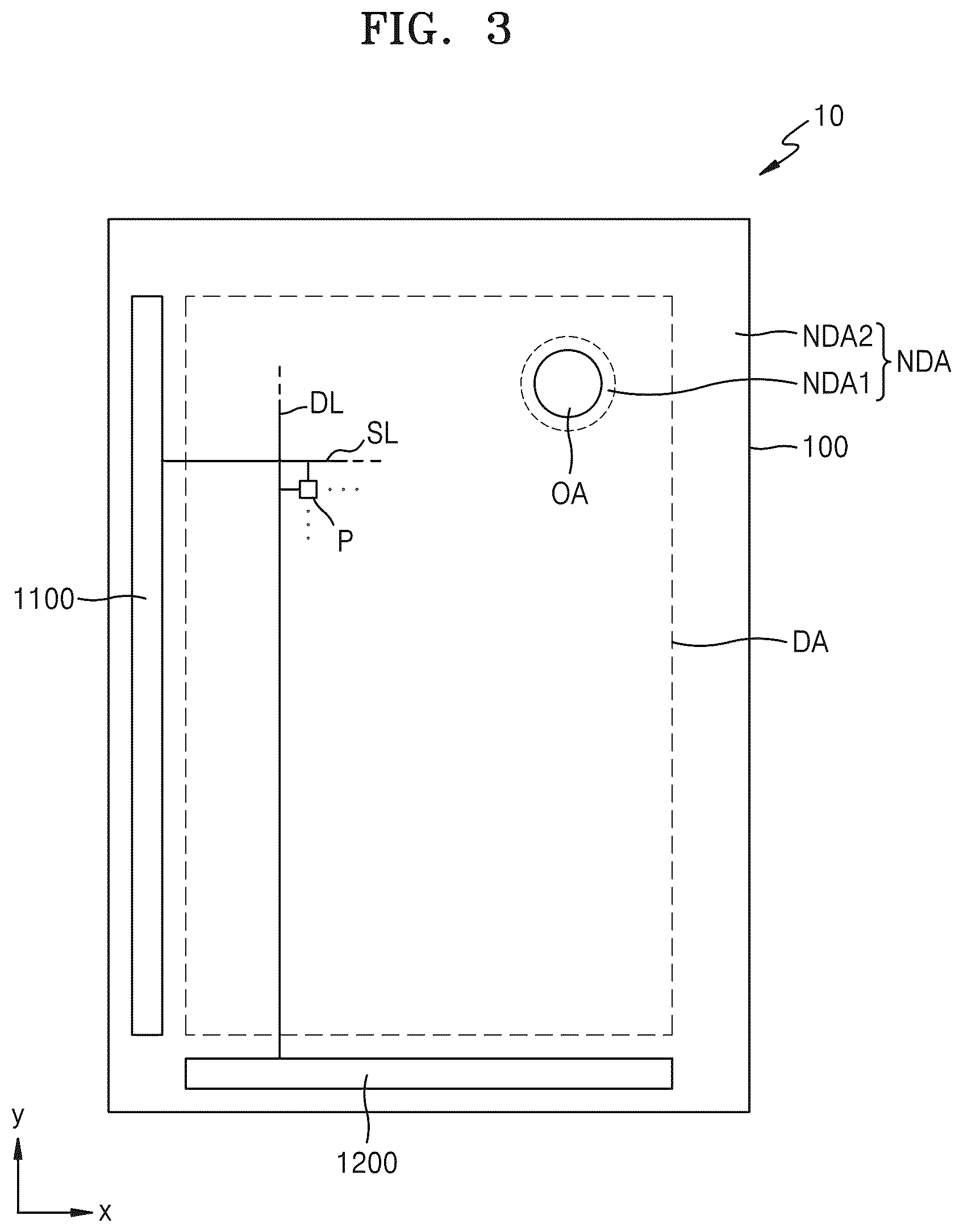 Patent US12366935 Figure 3 – Display device
