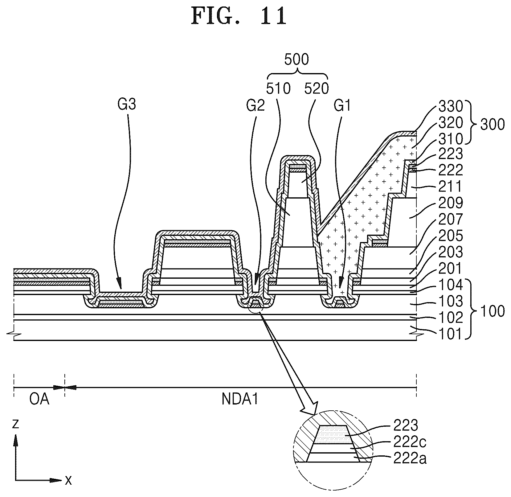 Patent US12366935 Figure 9 – Display device