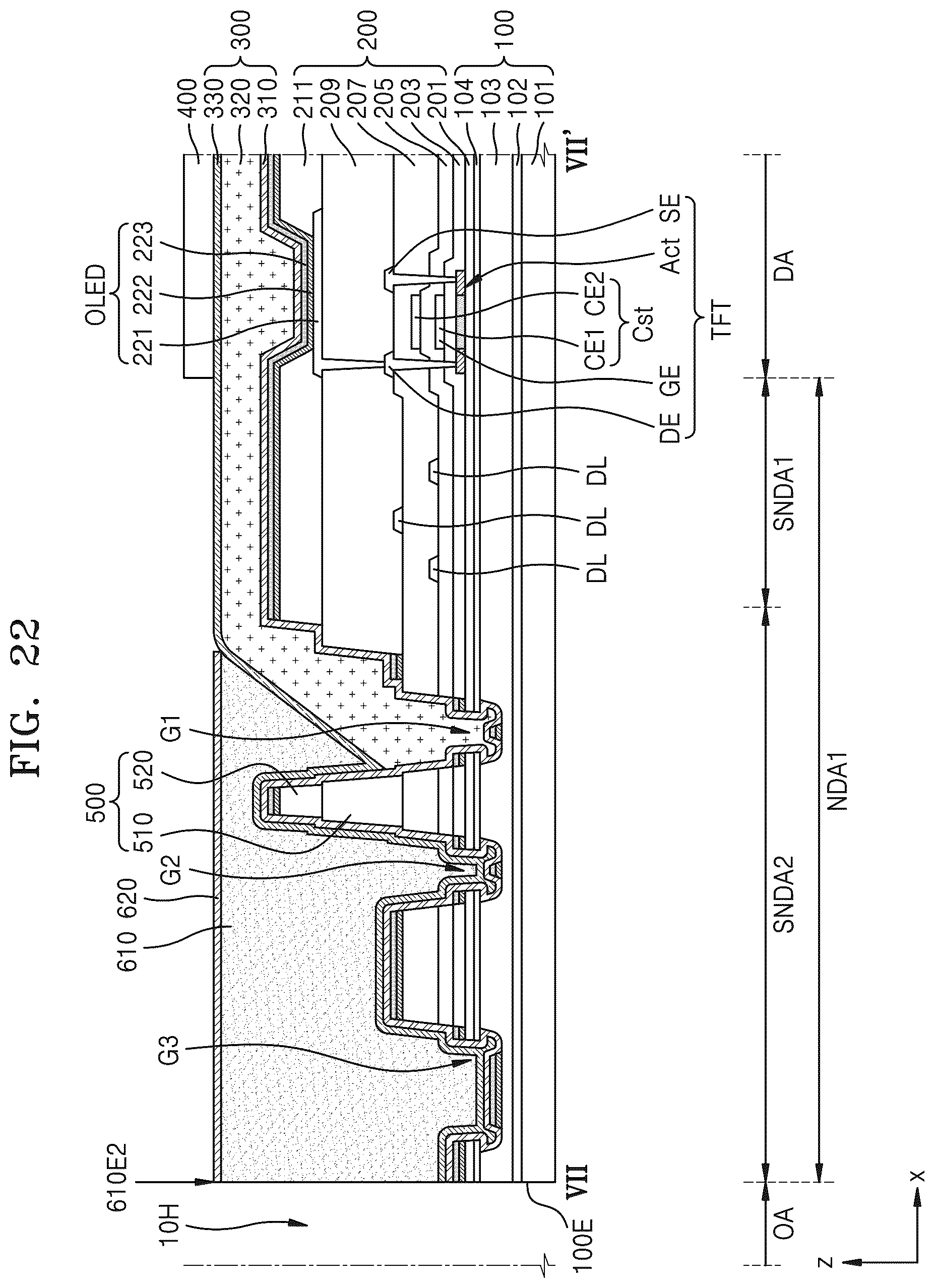 Patent US12366935 Figure 20 – Display device