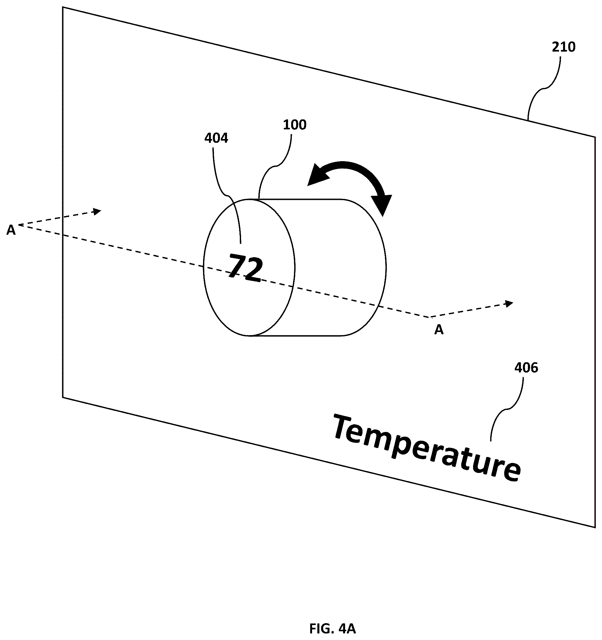 Patent US12366936 Figure 9 – Control mechanism for touchscreen interface