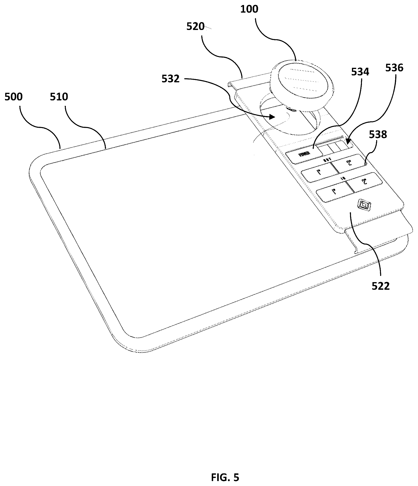 Patent US12366936 Figure 11 – Control mechanism for touchscreen interface