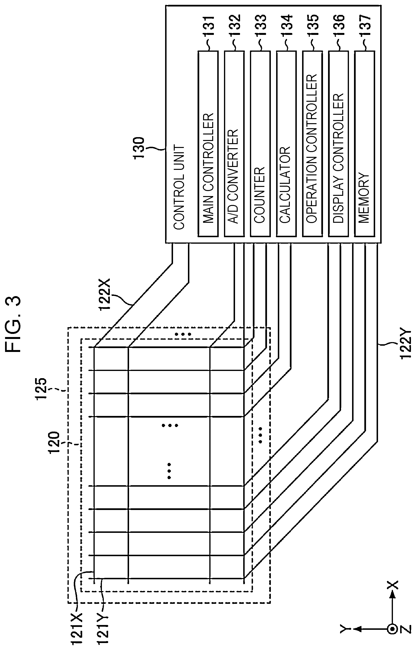 Patent US12366939 Figure 3 – Coordinate input apparatus