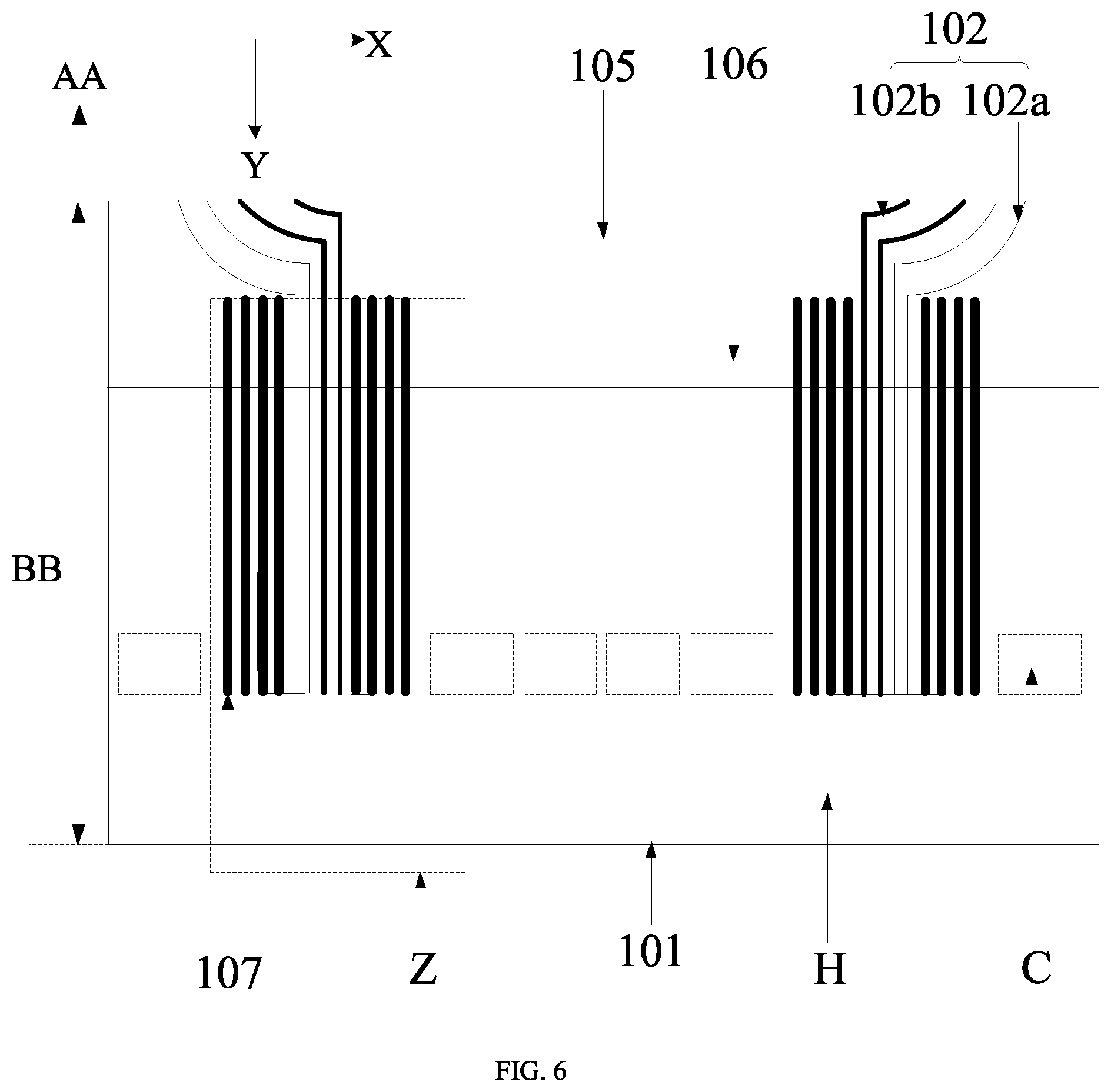 Patent US12366943 Figure 5 – Display substrate, display panel and display apparatus