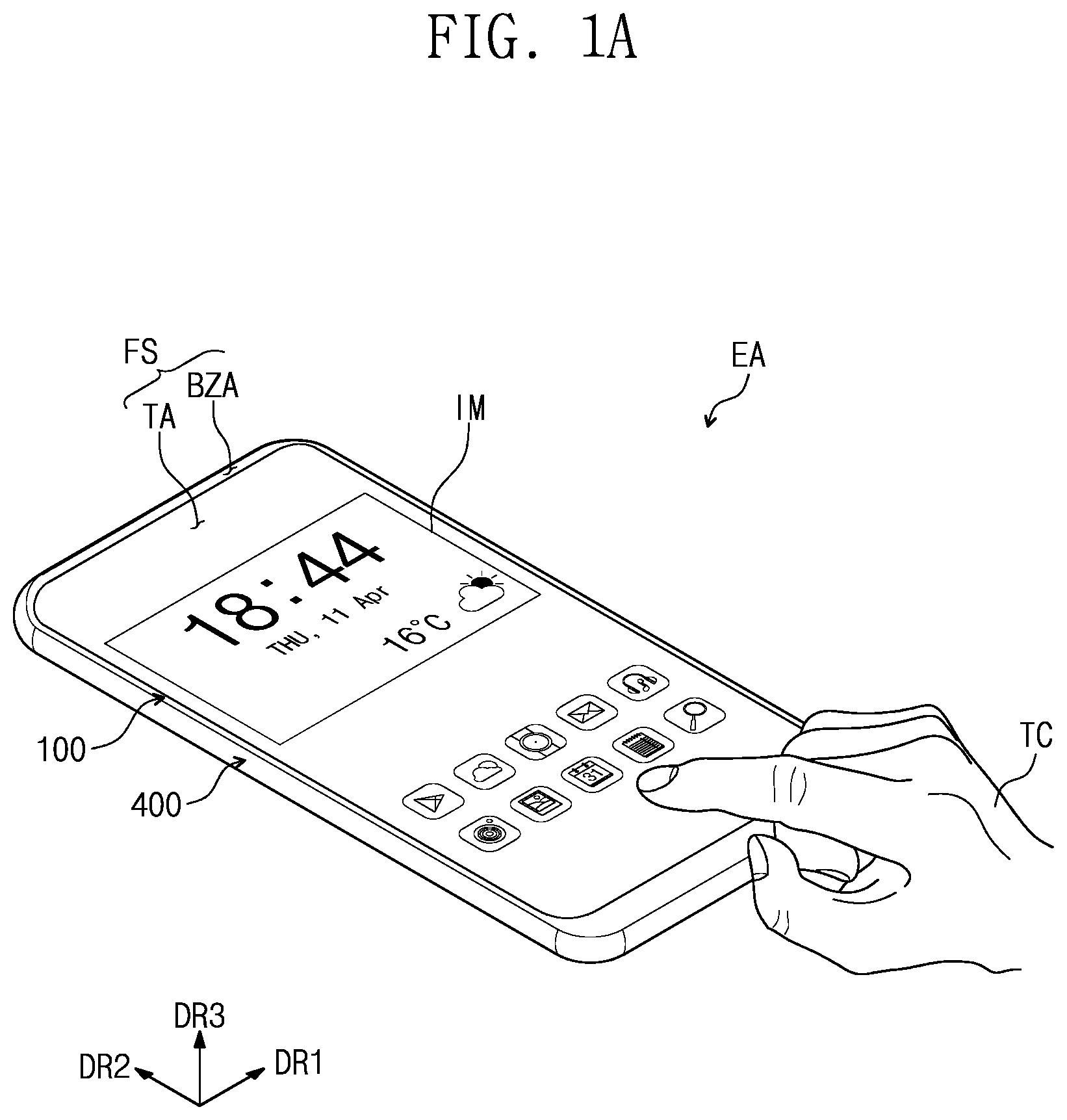 Patent US12366945 Figure 1 – Method of fabricating electronic apparatus having contact holes penetrating at least one different insulating layer in different regions