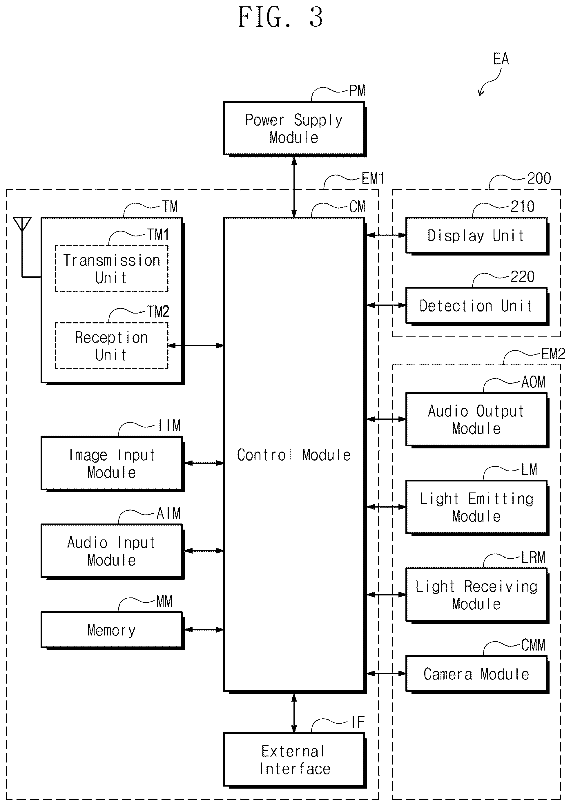 Patent US12366946 Figure 3 – Electronic device