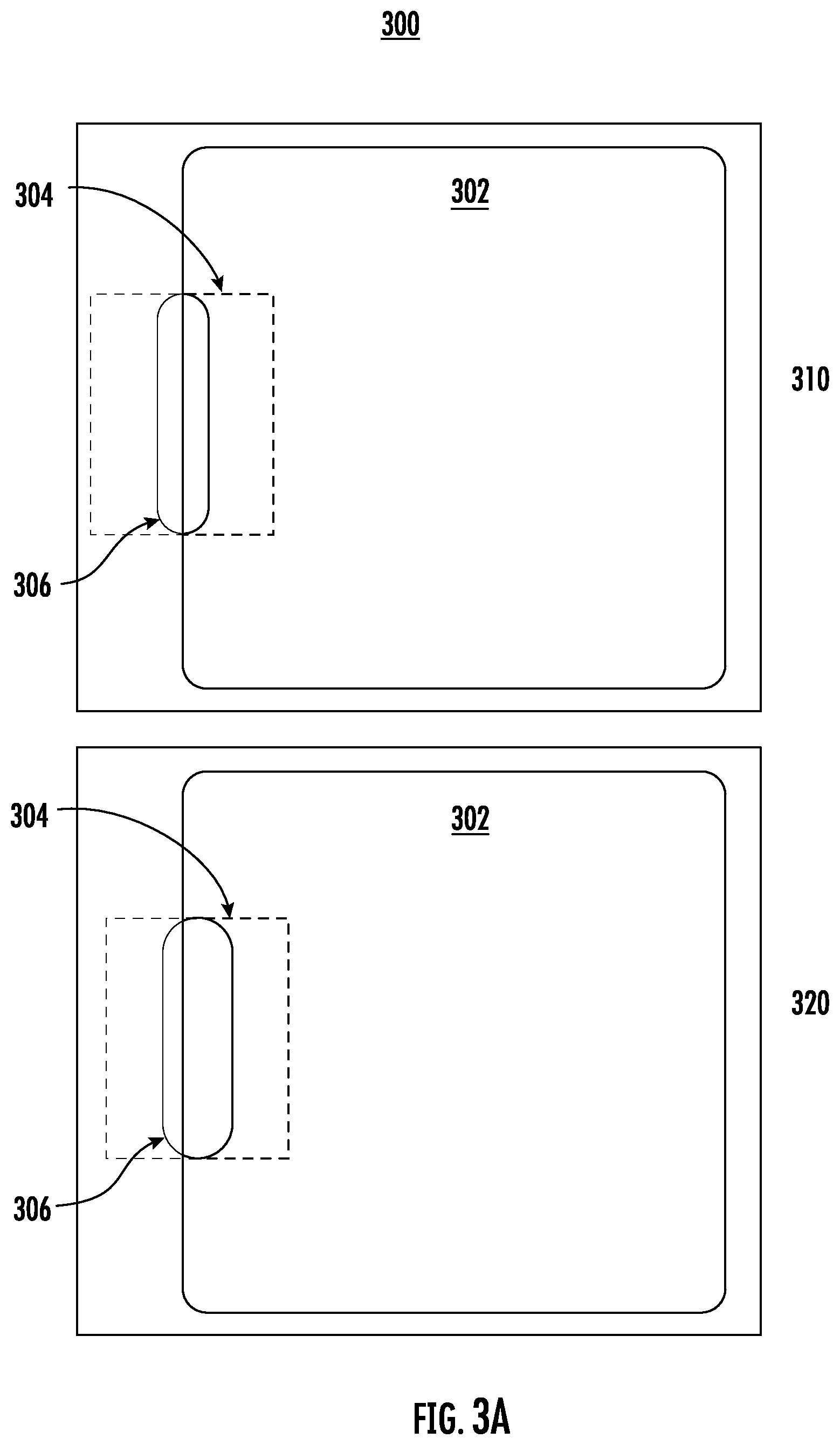 Patent US12366952 Figure 5 – Dynamic carousel interface