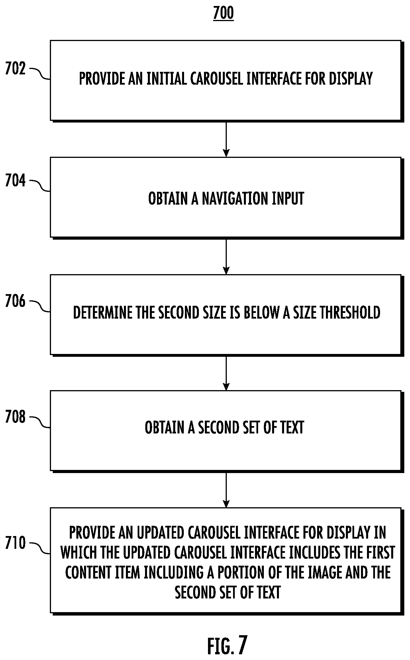 Patent US12366952 Figure 13 – Dynamic carousel interface