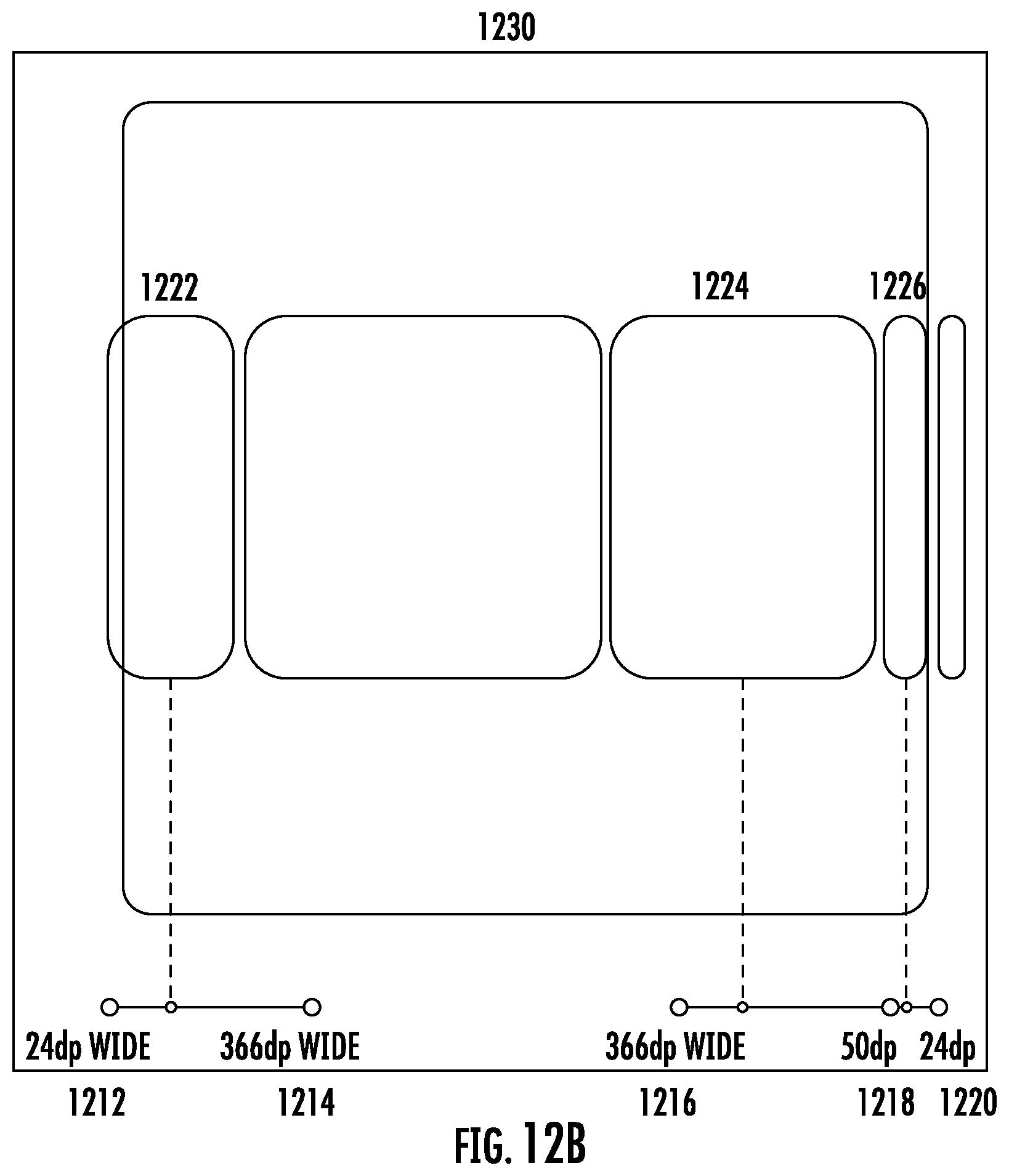 Patent US12366952 Figure 19 – Dynamic carousel interface