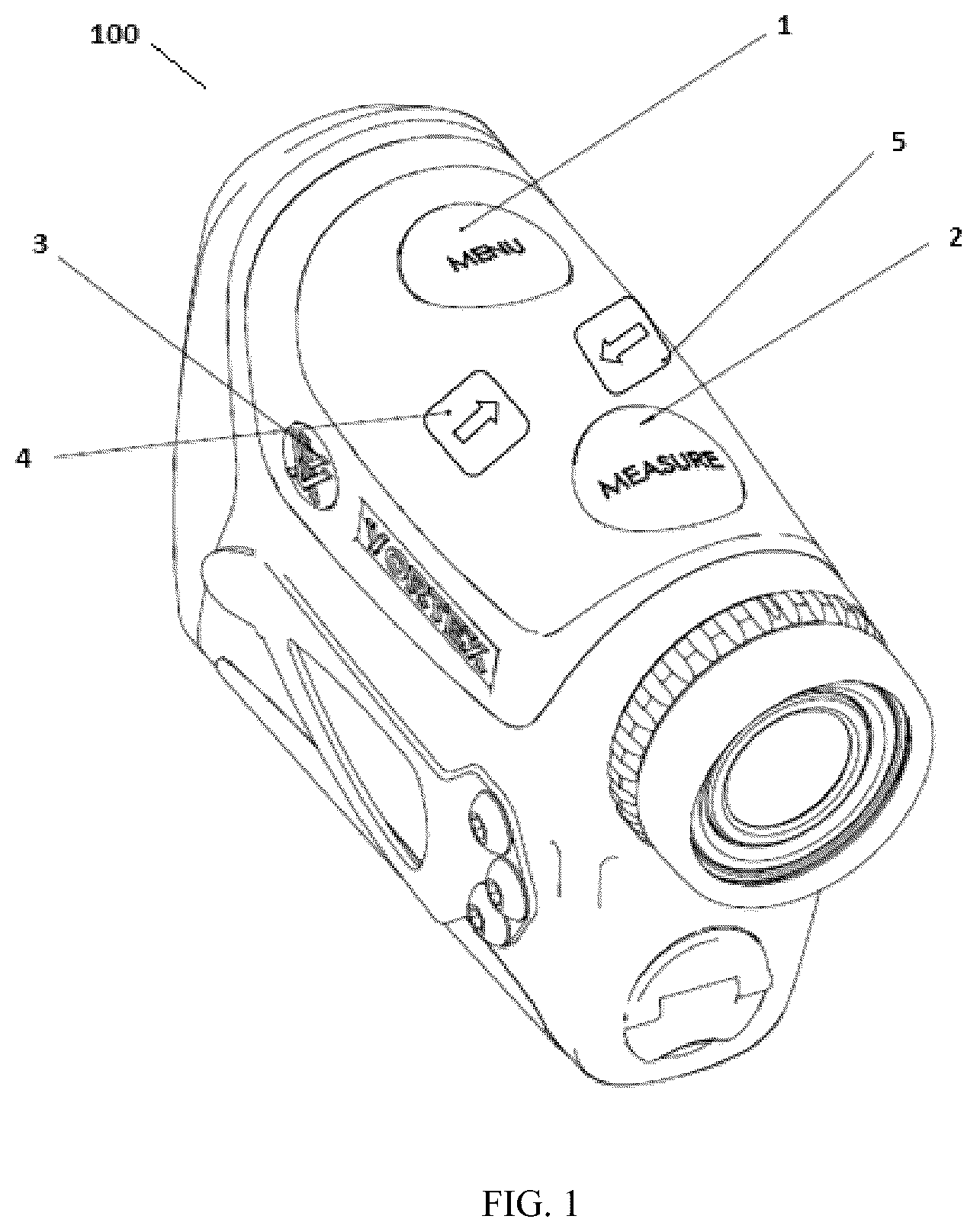 Patent US12366953 — User interface for viewing optic with wind direction capture — Figure 1